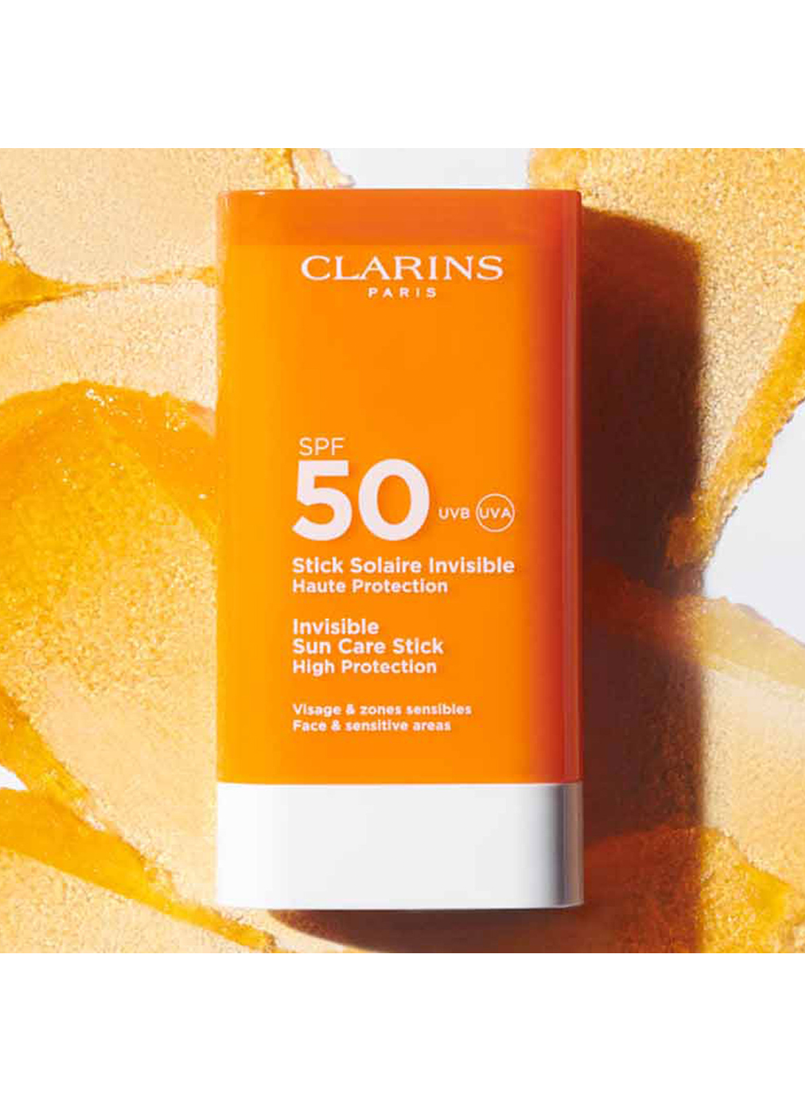 Unsichtbarer Sonnenschutz SPF50
Hoher Schutz CLARINS No color