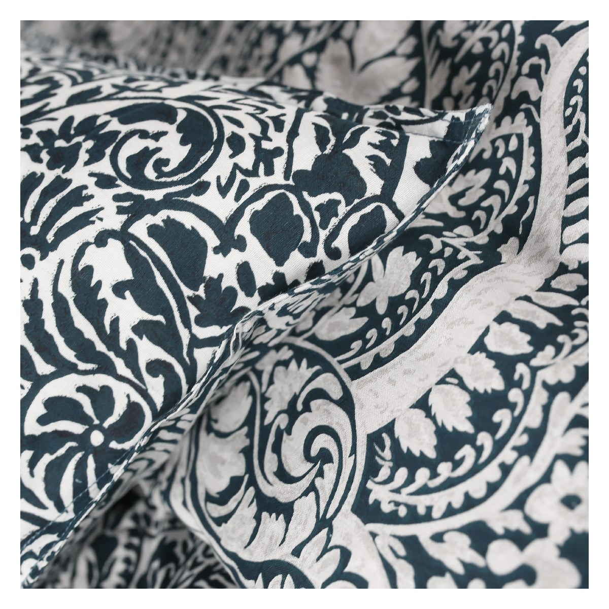 Printed cotton bedding set TODAY LINGE DE MAISON Blue