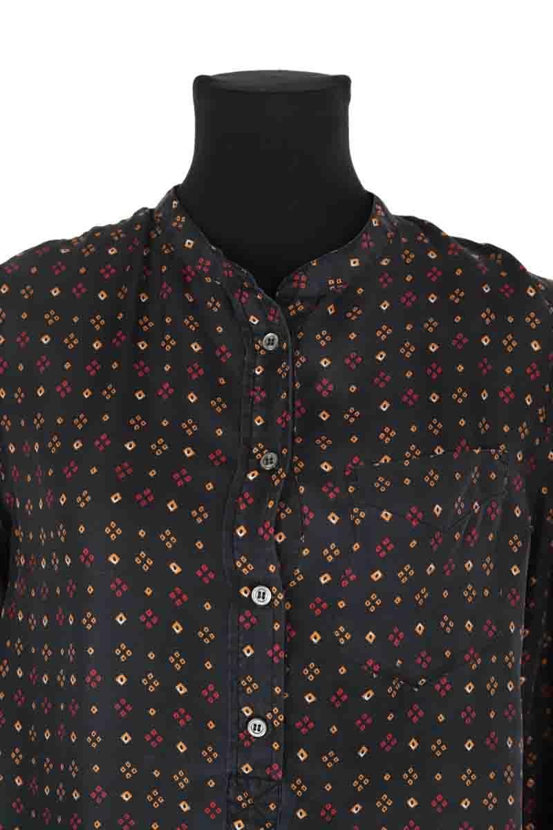 Cotton blouse ISABEL MARANT ÉTOILE - SECONDE MAIN Black