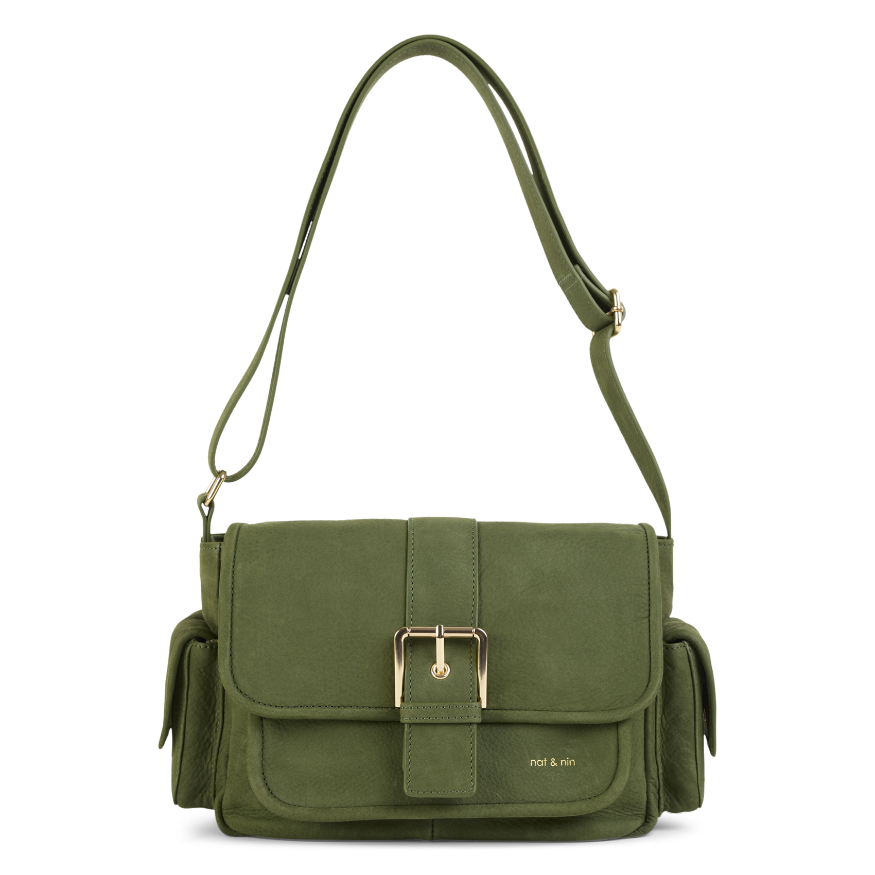 Sac bandoulière en cuir NAT & NIN