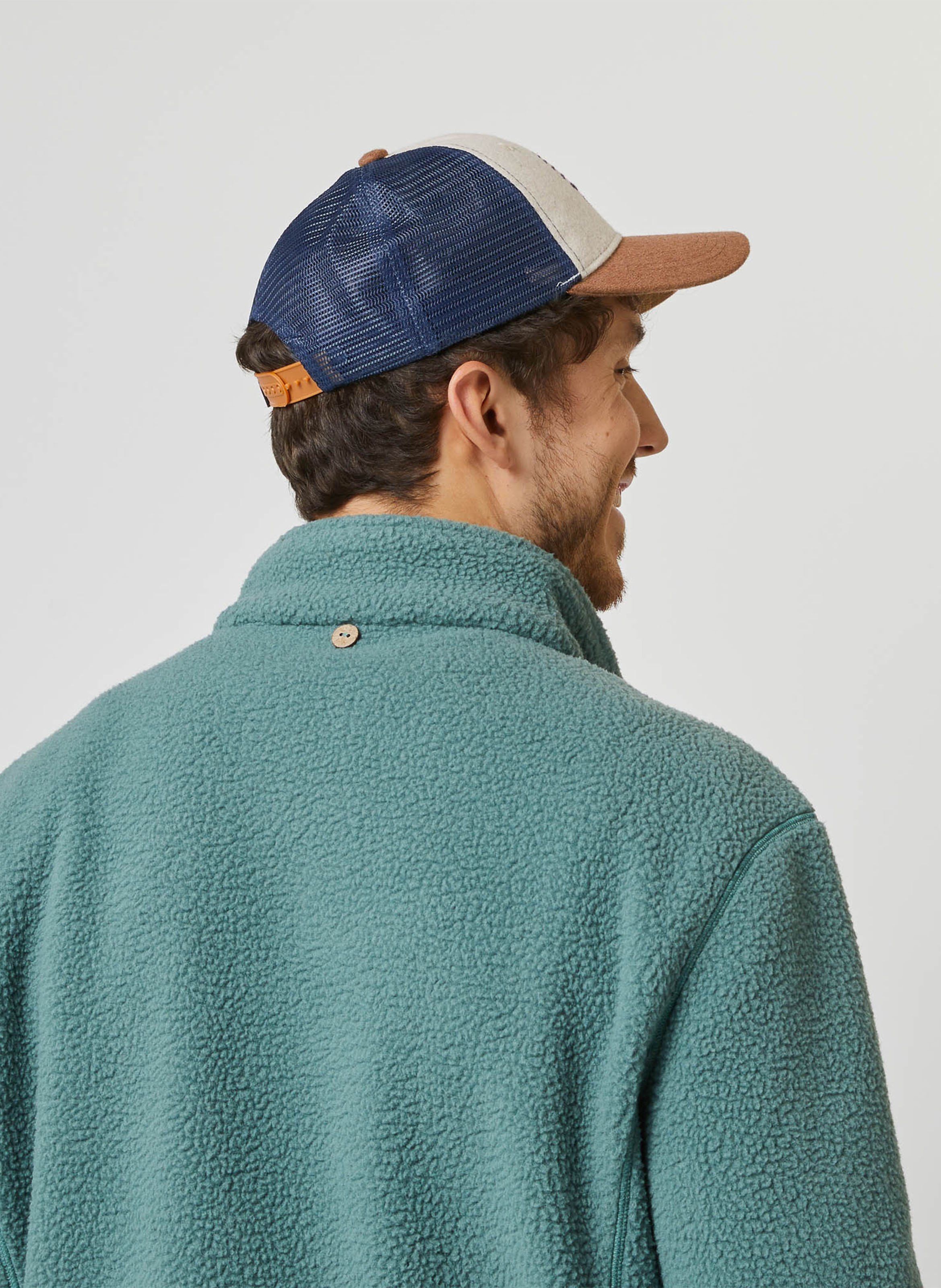 Wool-blend cap FAGUO Blue