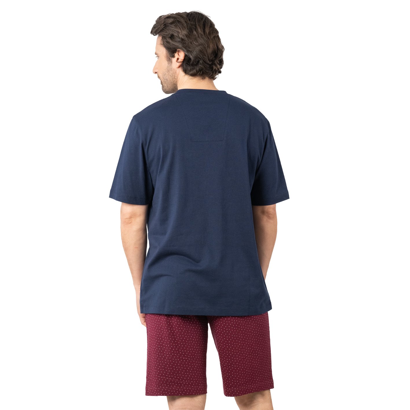 Business short V-neck pyjamas EMINENCE Multicolored