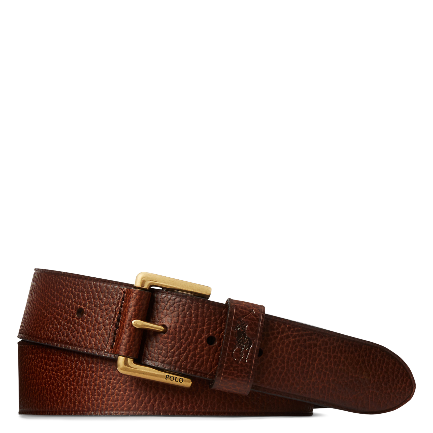 Ceinture en cuir POLO RALPH LAUREN Marron