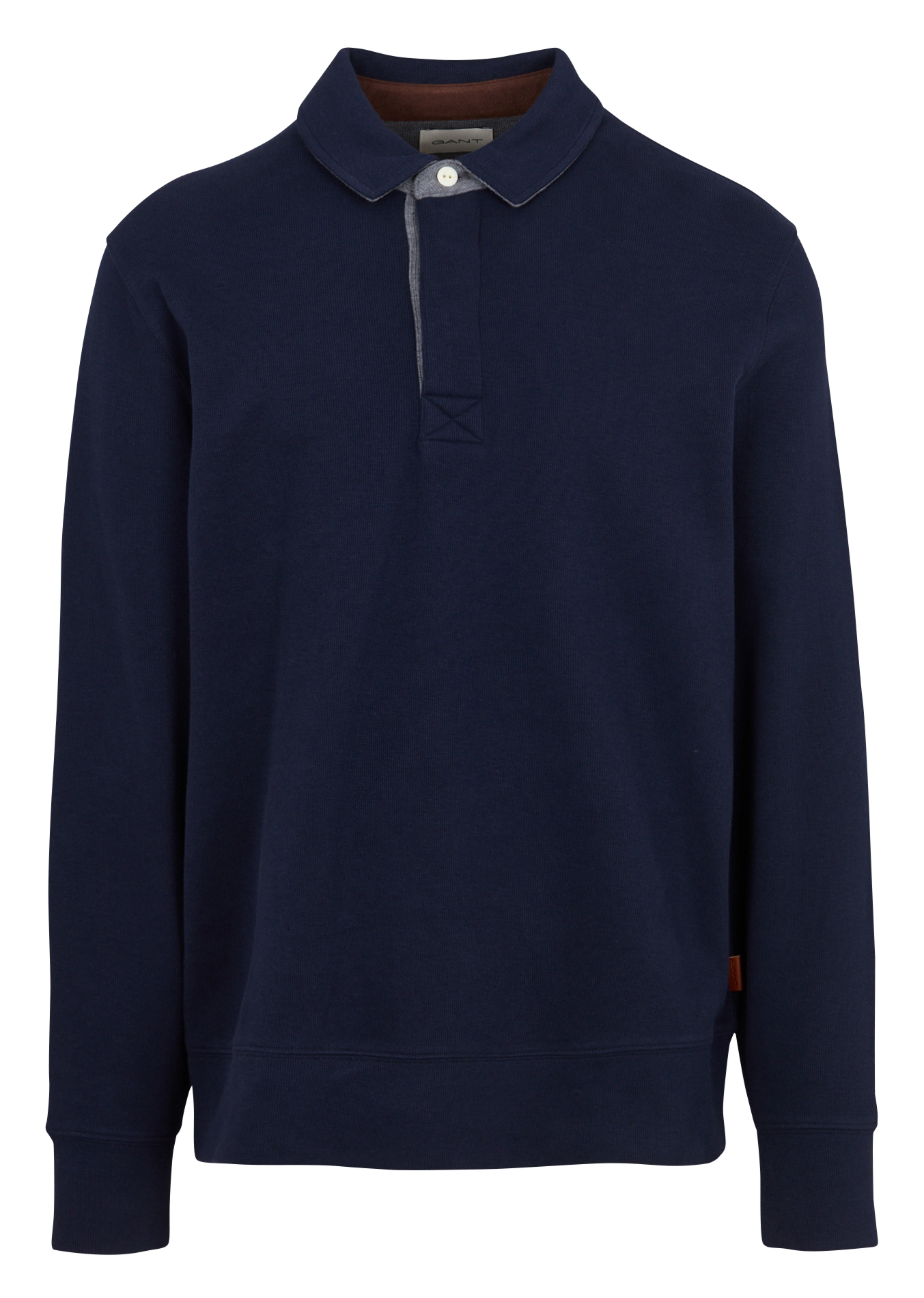 Rechte katoenen polo GANT Blauw