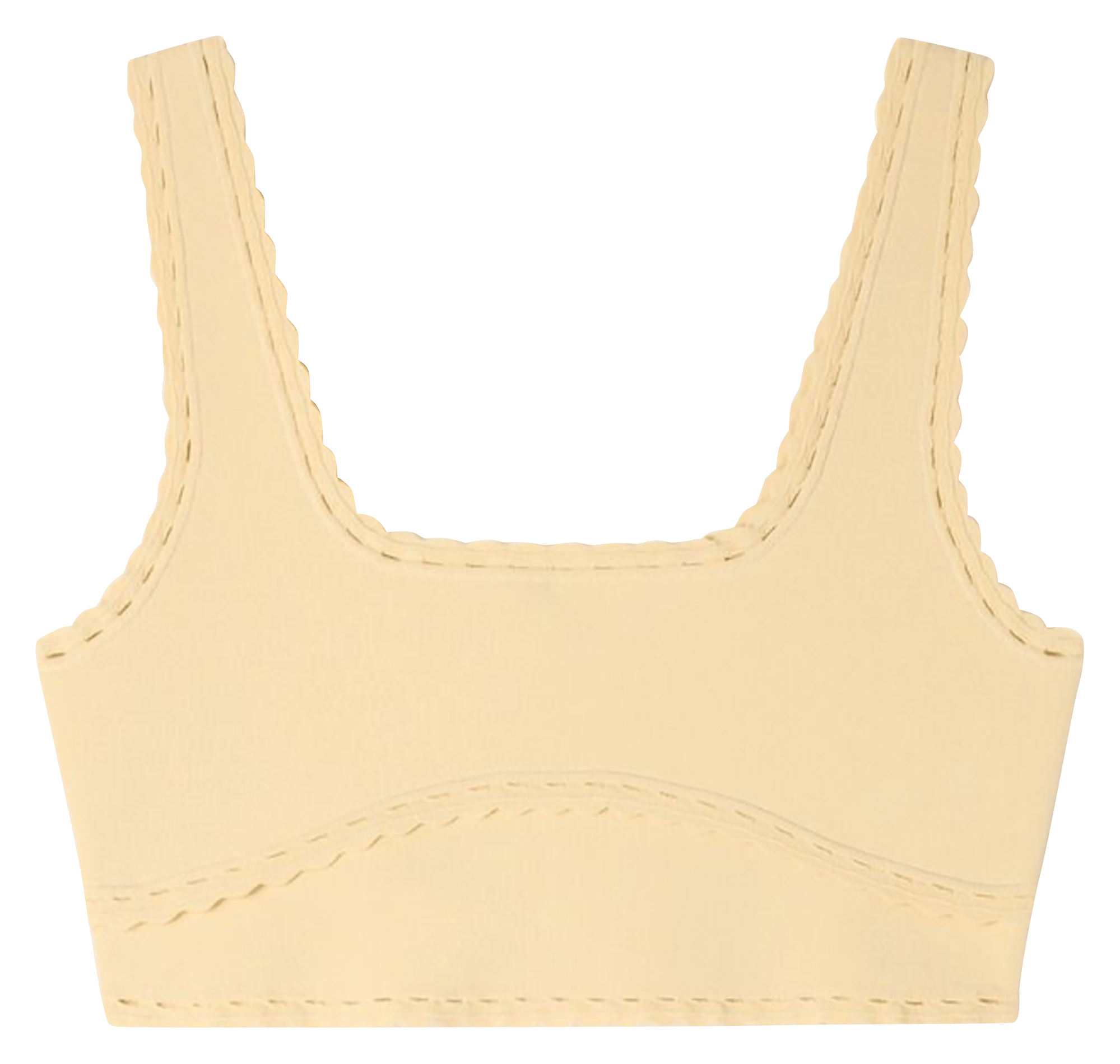 Top court en maille SANDRO Jaune