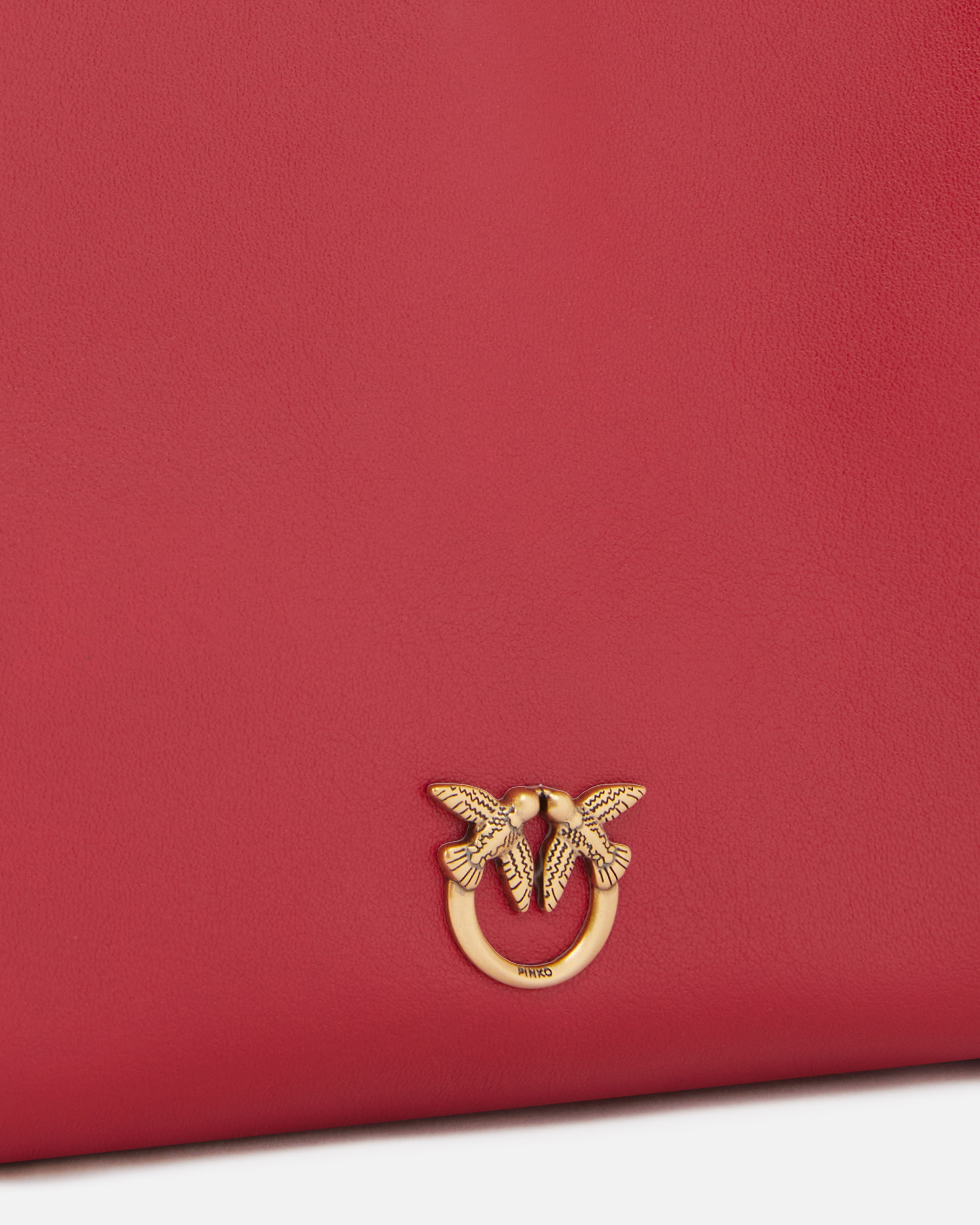 Mini one, two, three leather shoulder bag Red