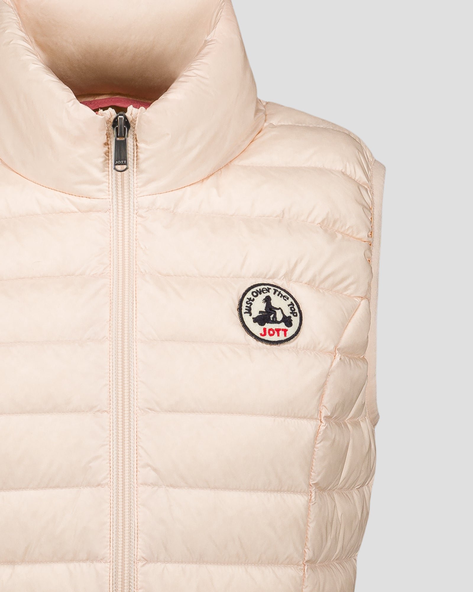 Sleeveless lightweight down vest seda JOTT Pink
