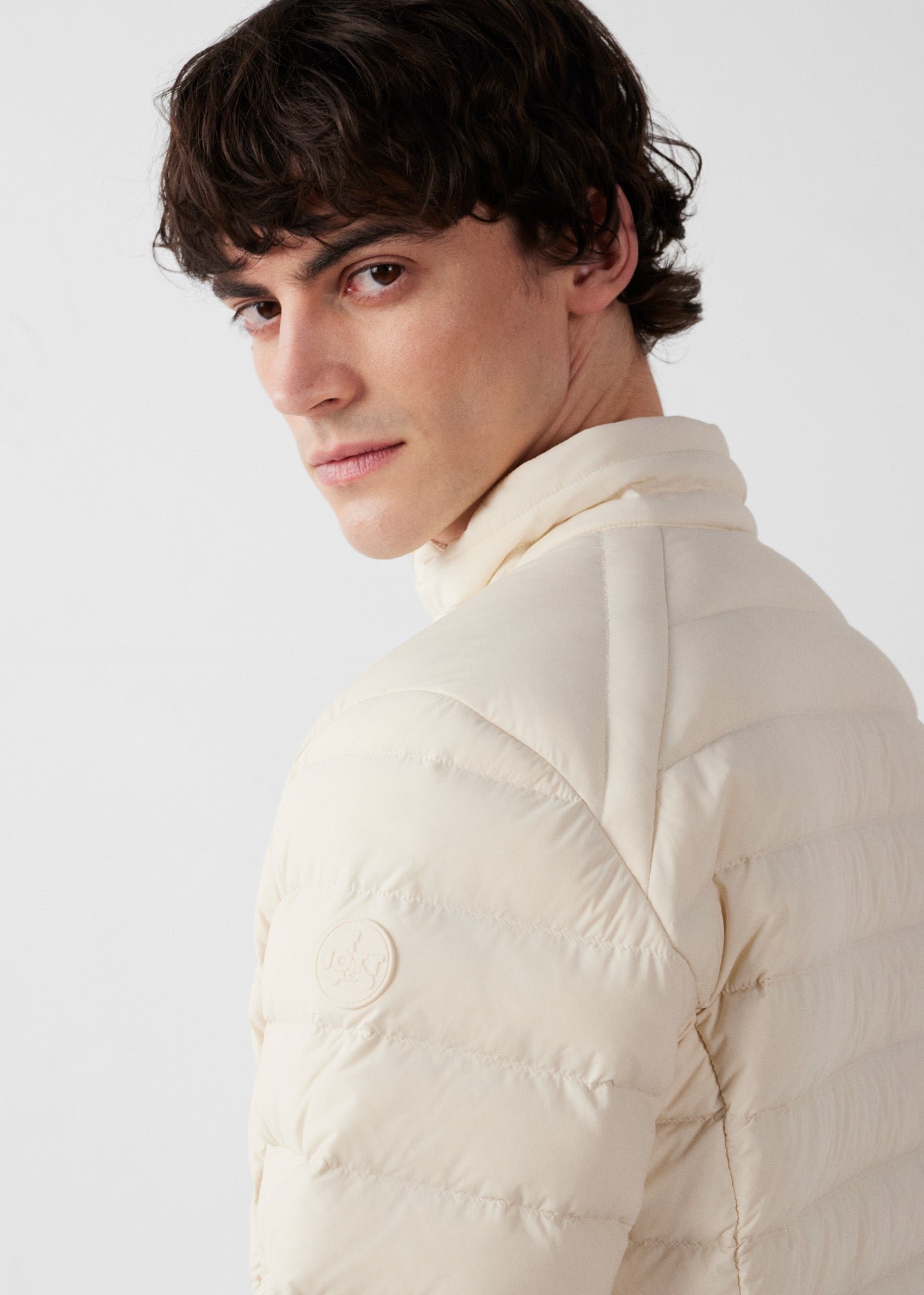 Stretch light down jacket Aragon JOTT White