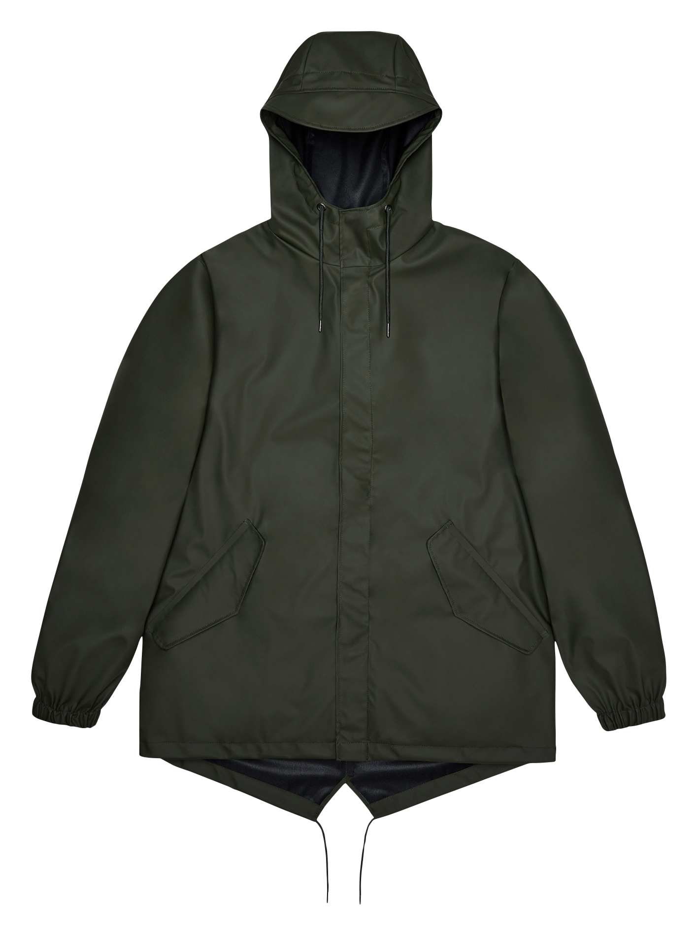 Regenjacke mit Stehkragen RAINS Grun