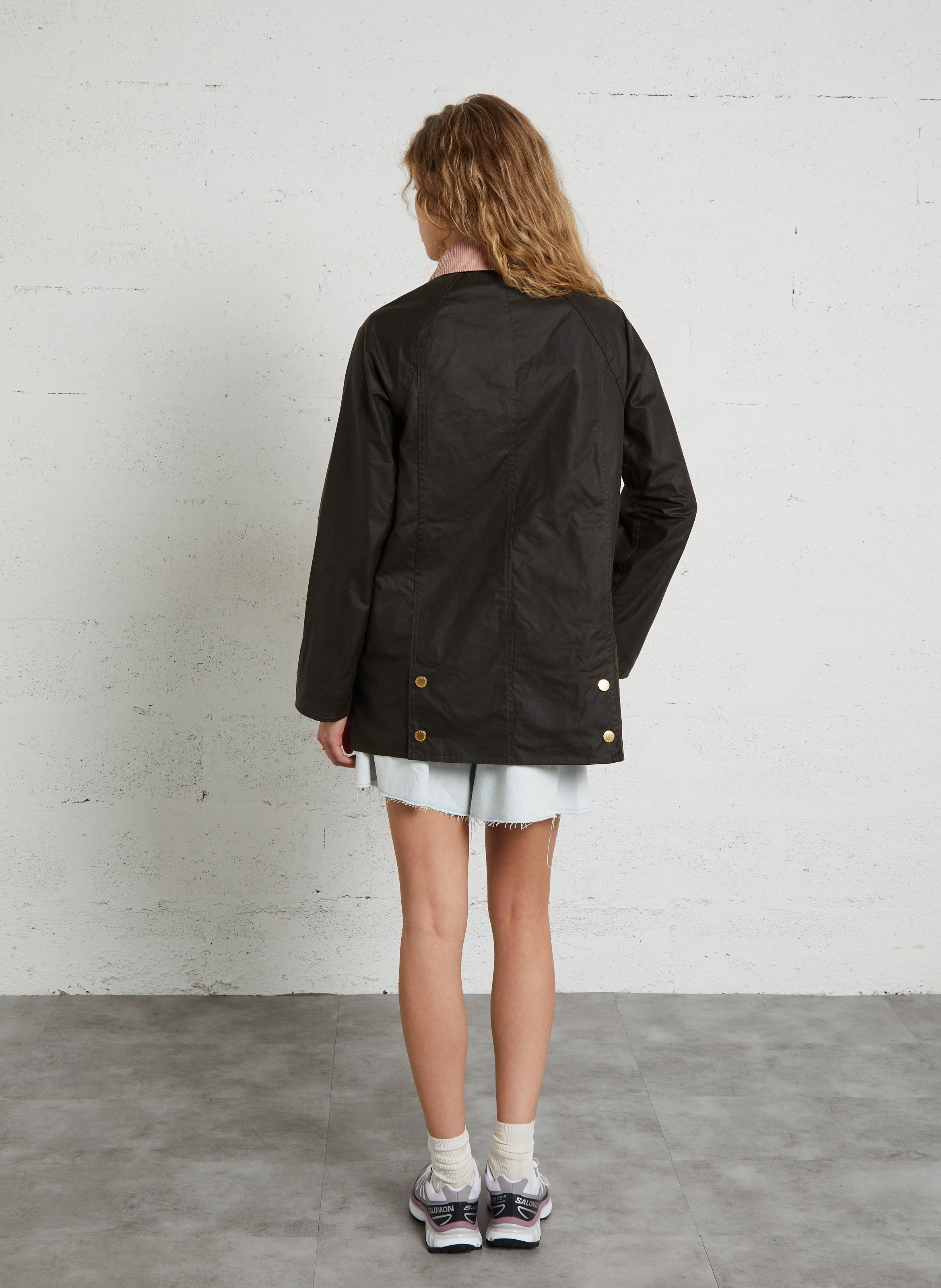 Veste col classique BARBOUR Kaki