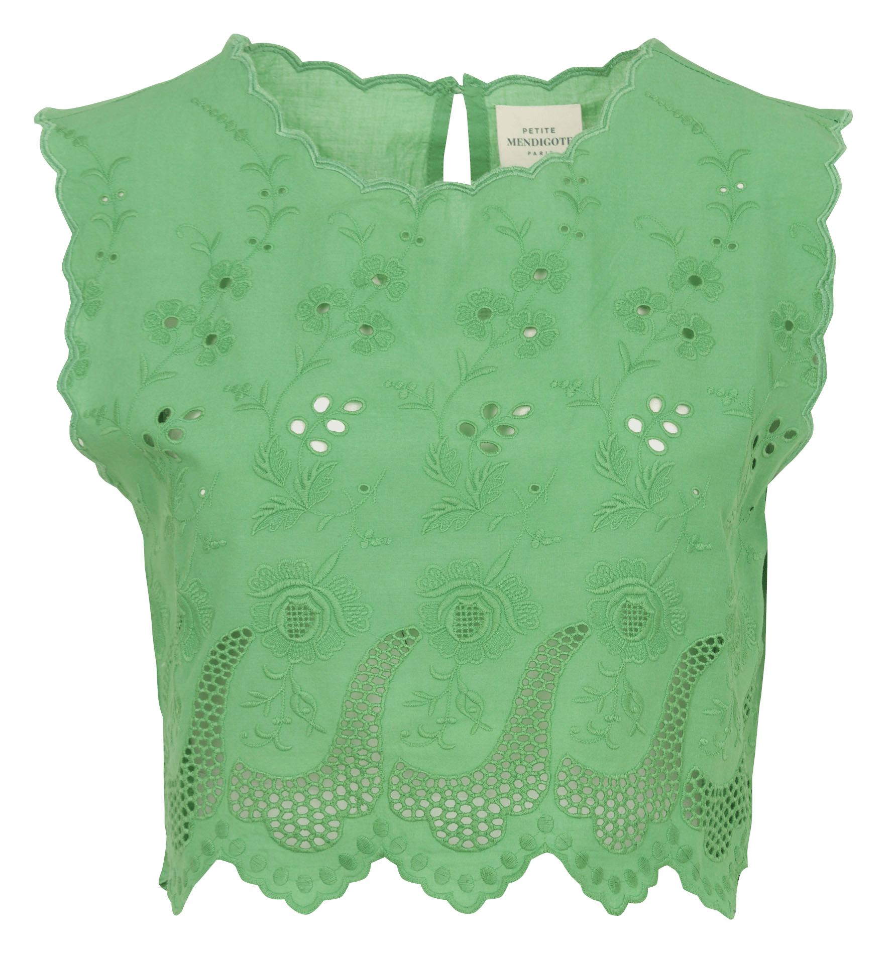 Weit geschnittenes Baumwoll-Top mit Rundhalsausschnitt PETITE MENDIGOTE