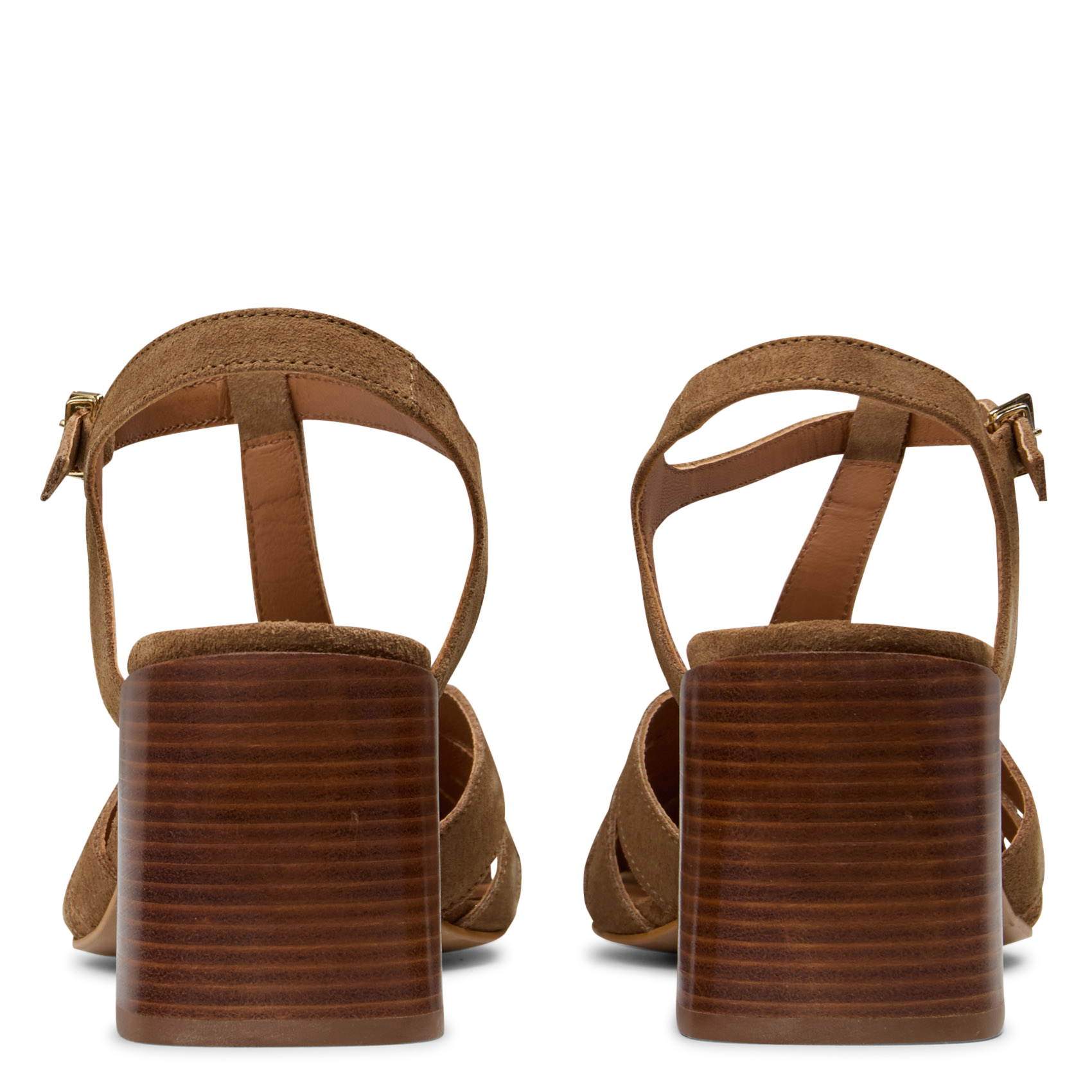 Sandalias altas de ante MELLOW YELLOW Beige