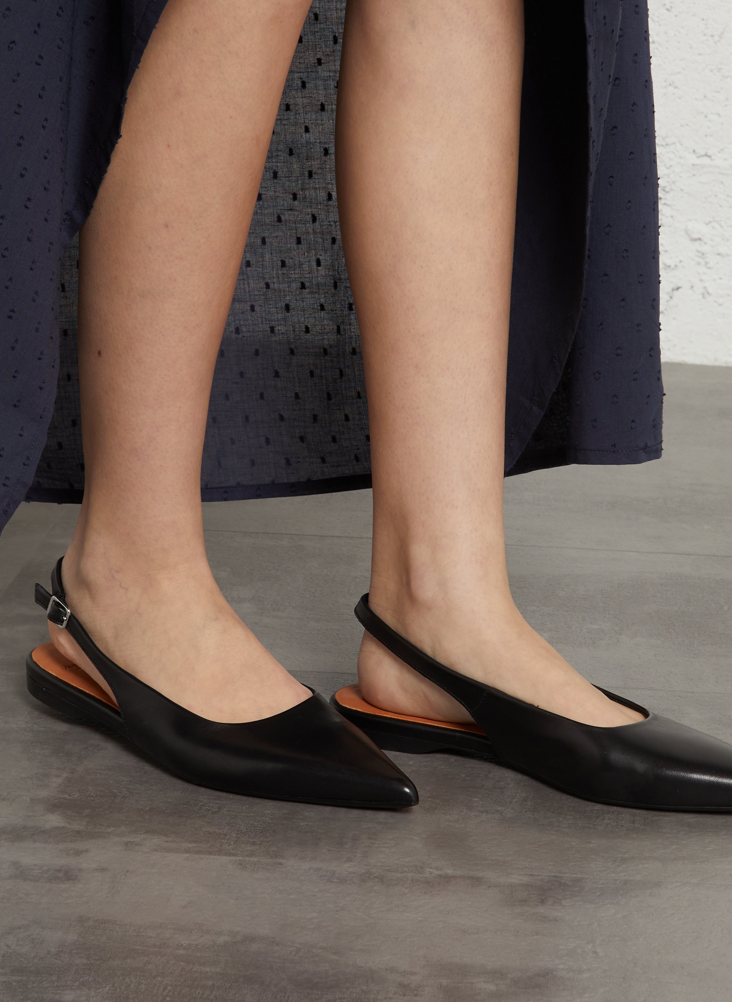 Ballerines en cuir VAGABOND Noir