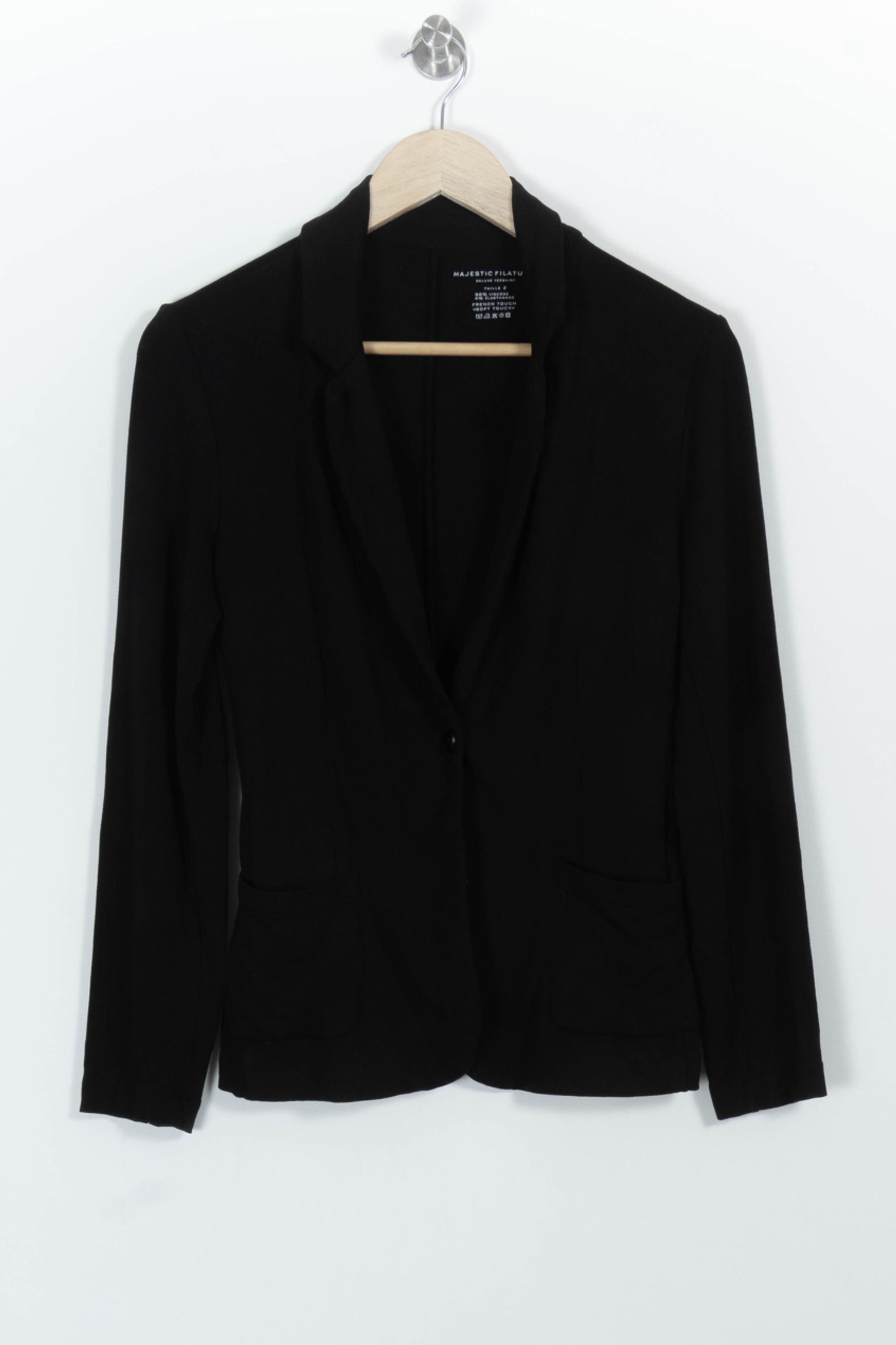 JACKET MAJESTIC FILATURES - SECONDE MAIN Black