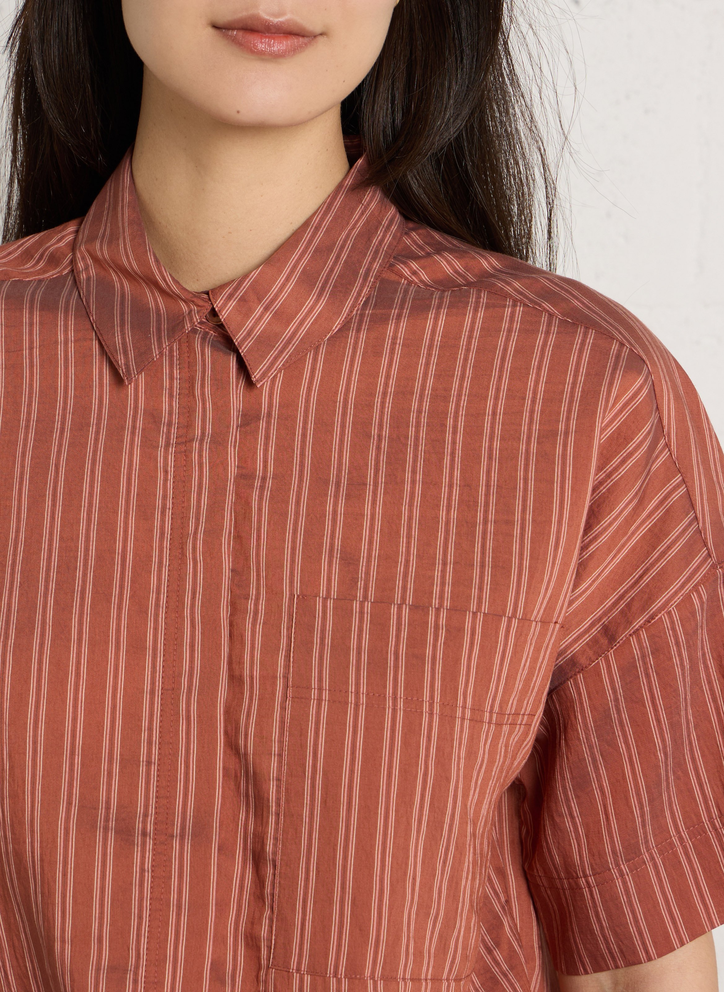 Leinenhemd DES PETITS HAUTS Rosa