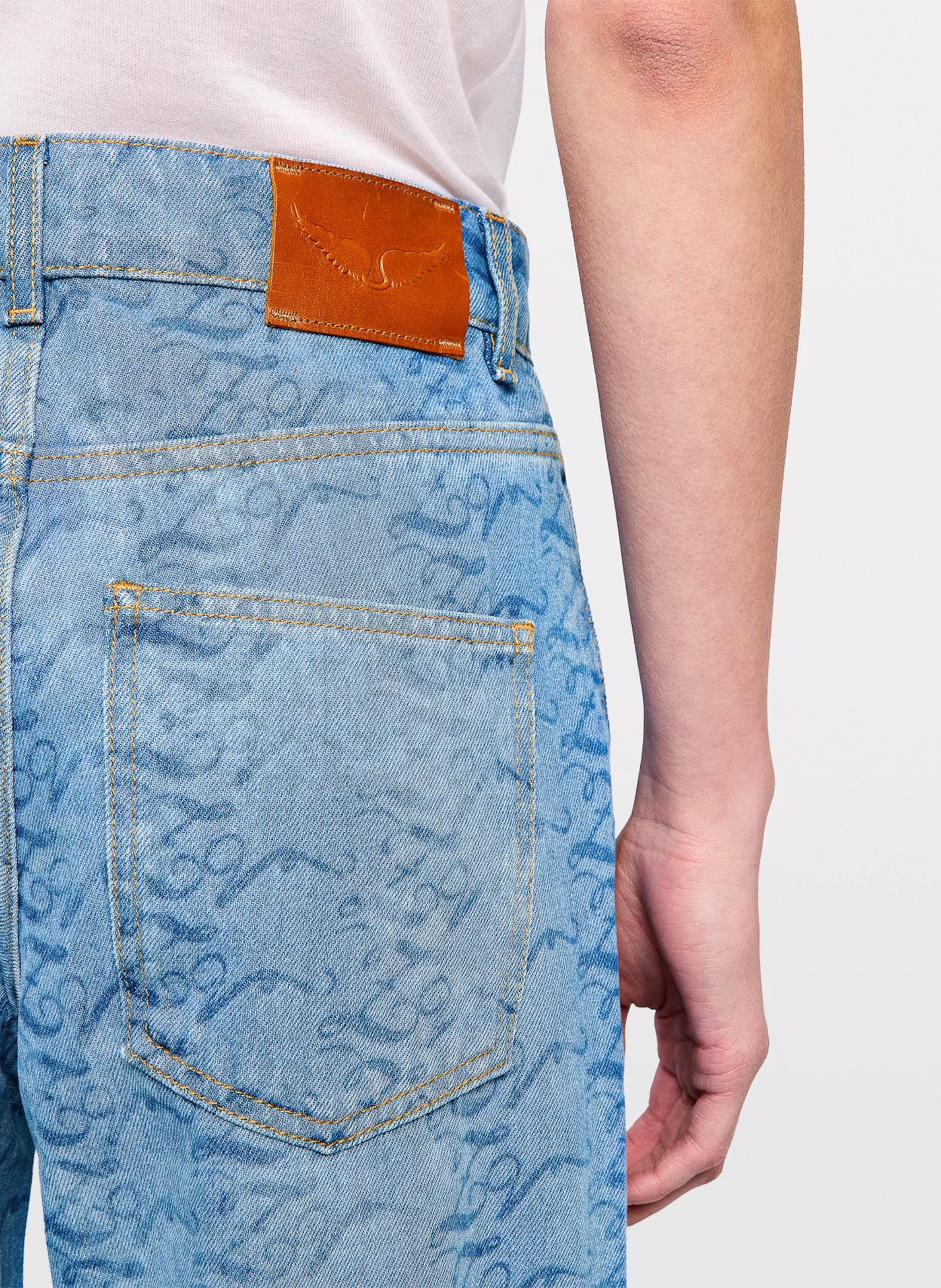 Jean large en coton bio ZADIG&VOLTAIRE Bleu
