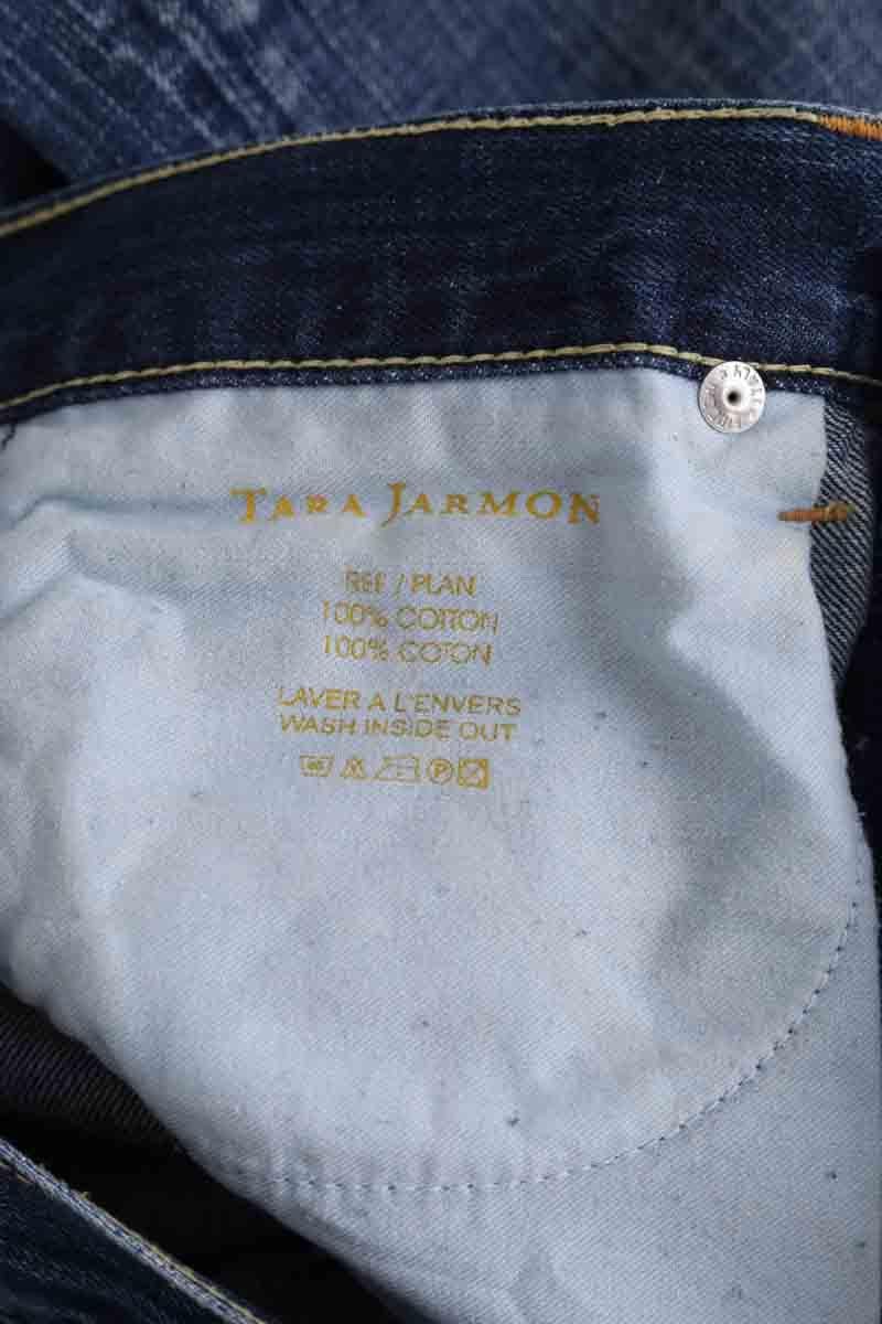 - Straight-leg jeans
- 5 pockets
- Straight cut
- Faded effect TARA JARMON - Seconde Main Blue