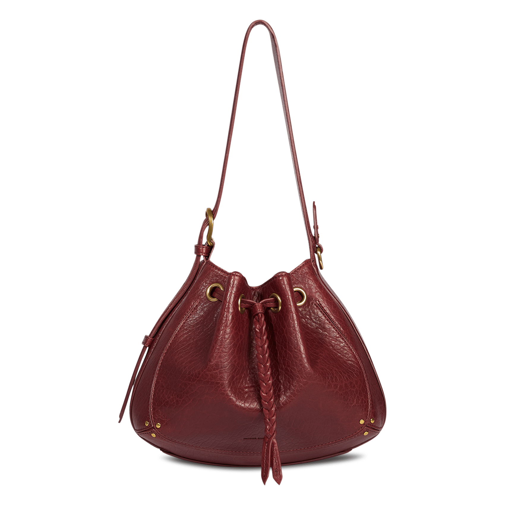 Leather handbag JEROME DREYFUSS Red