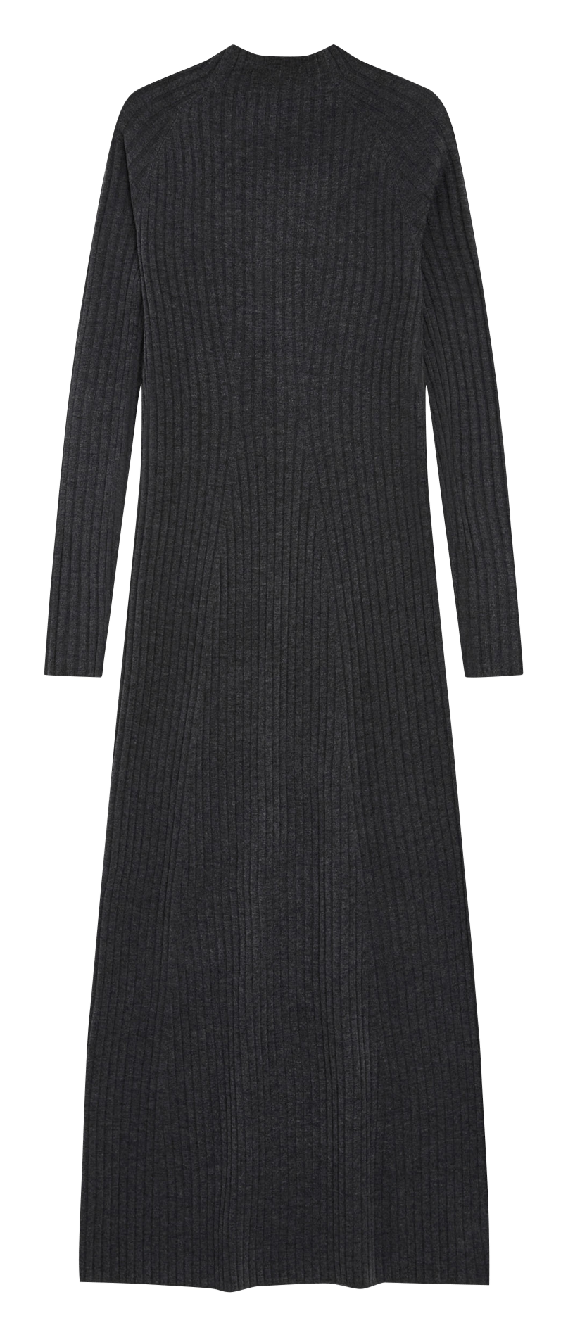 Long round-neck knit dress GRACE ET MILA Black