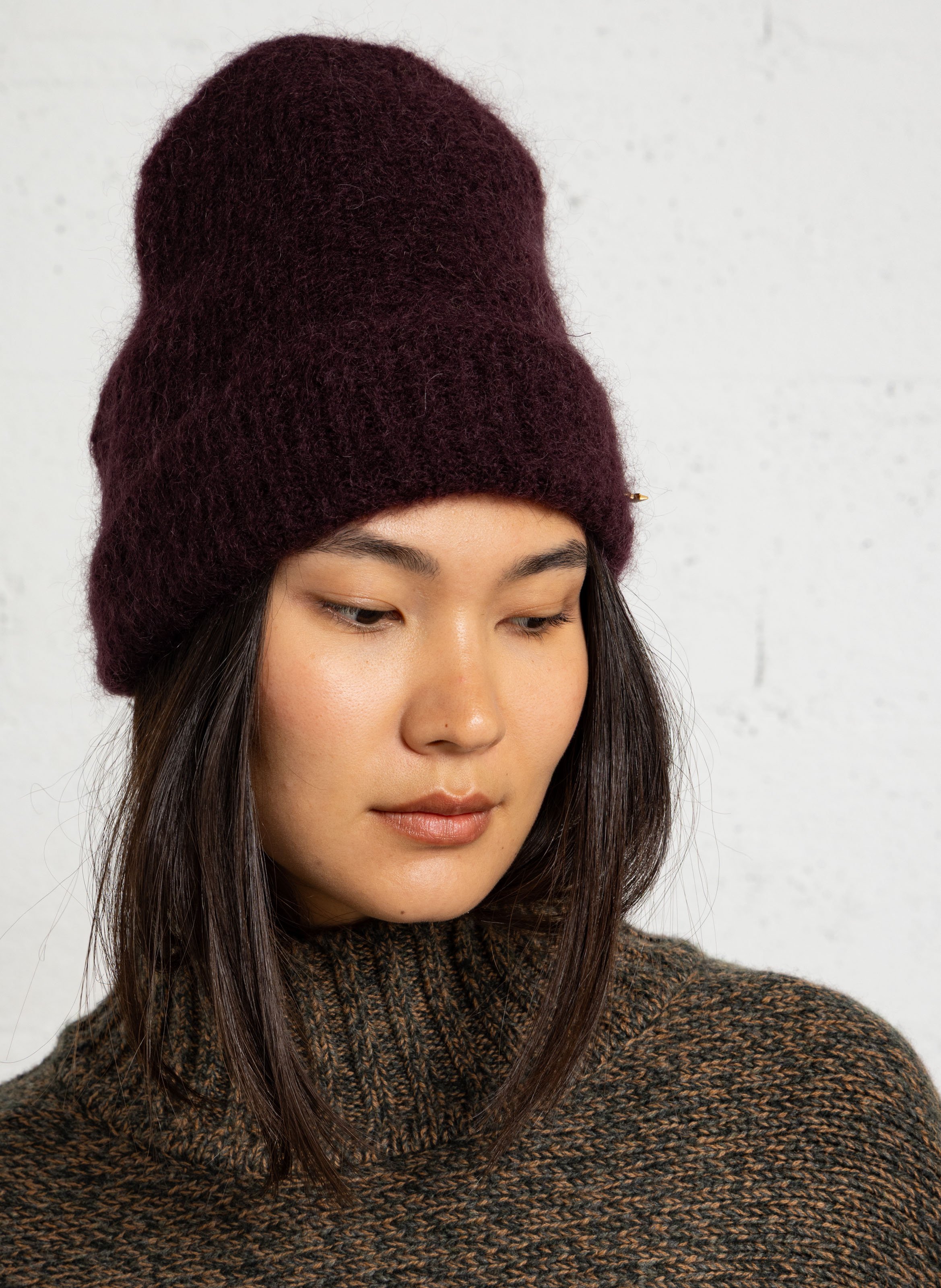 Bonnet en mohair mélangé DES PETITS HAUTS