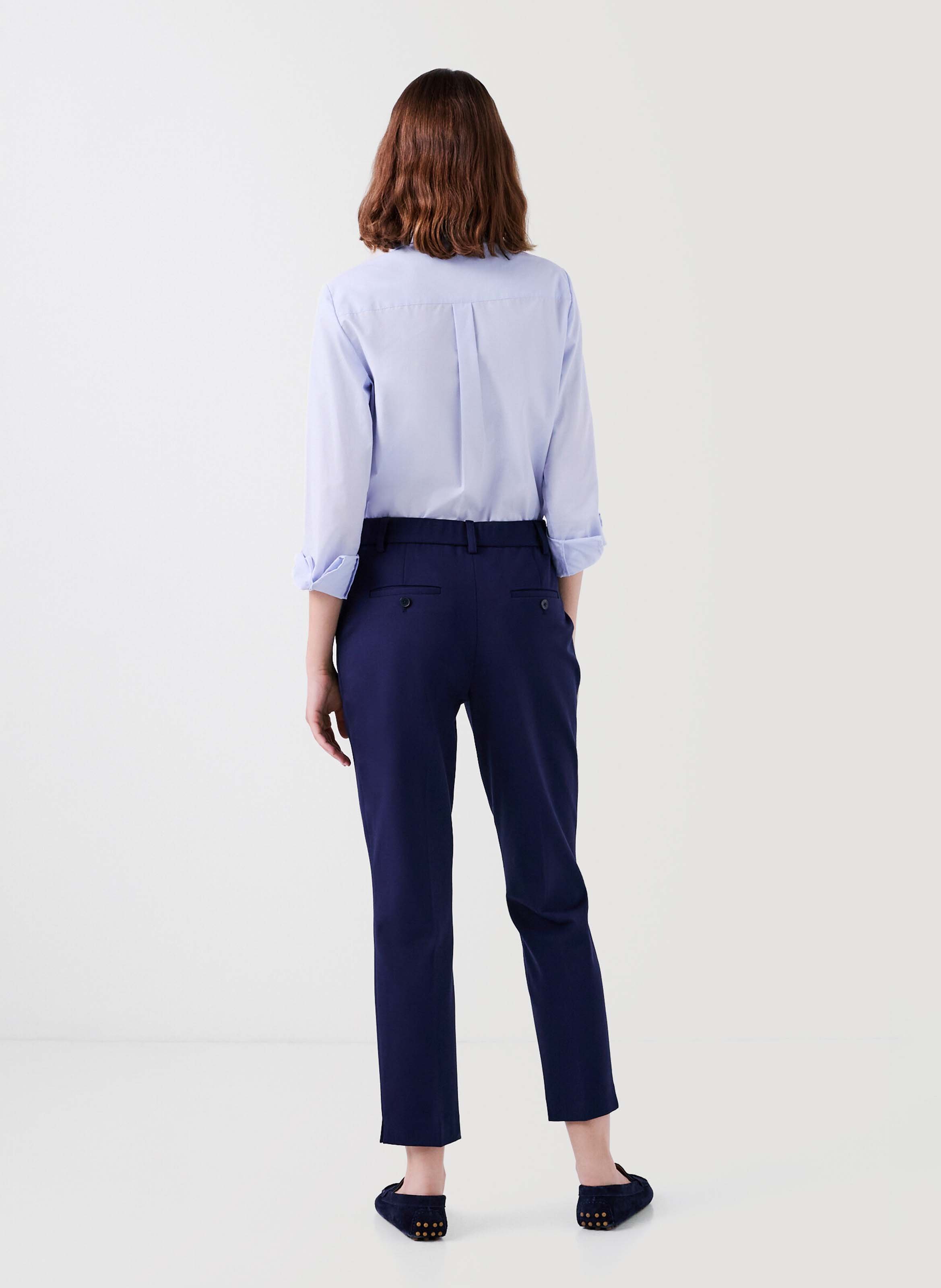 Pantalon slim CAROLL Bleu
