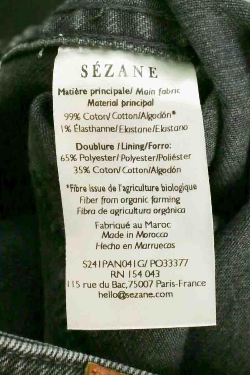 Wide-leg jeans SEZANE - Seconde main Grey
