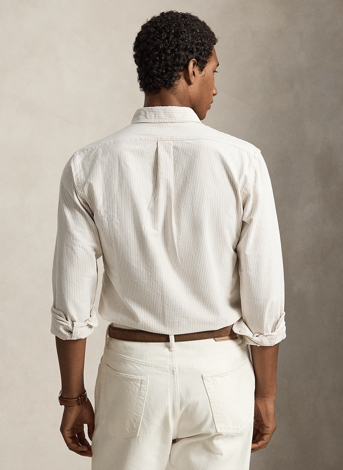 Baumwollhemd mit Print  POLO RALPH LAUREN Beige