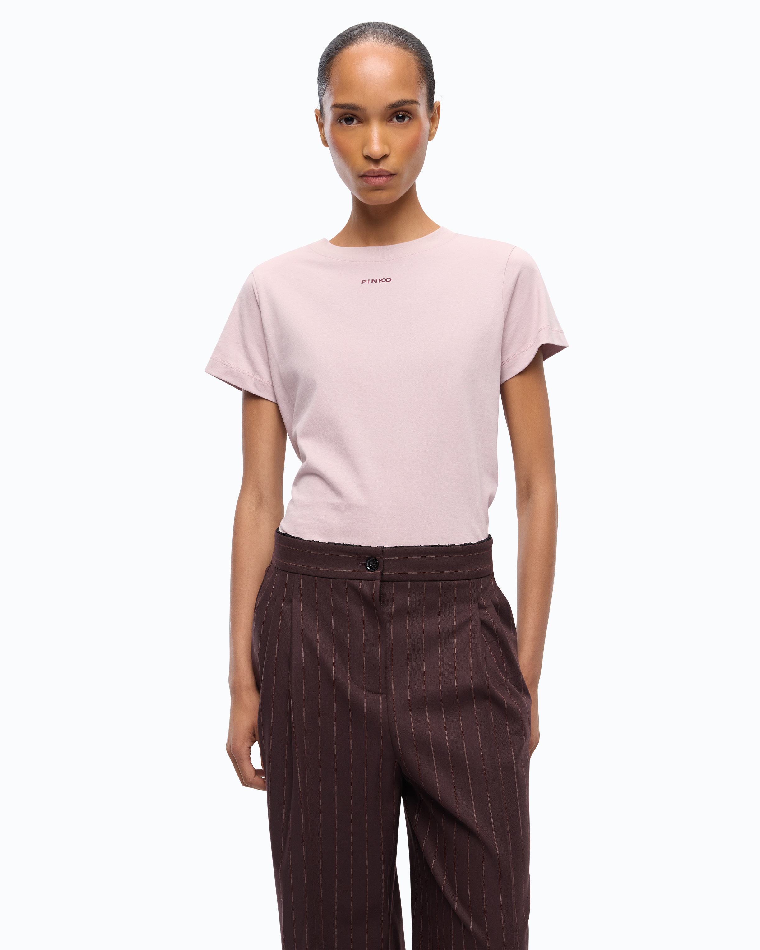 T-shirt à logo pinko PINKO Violet