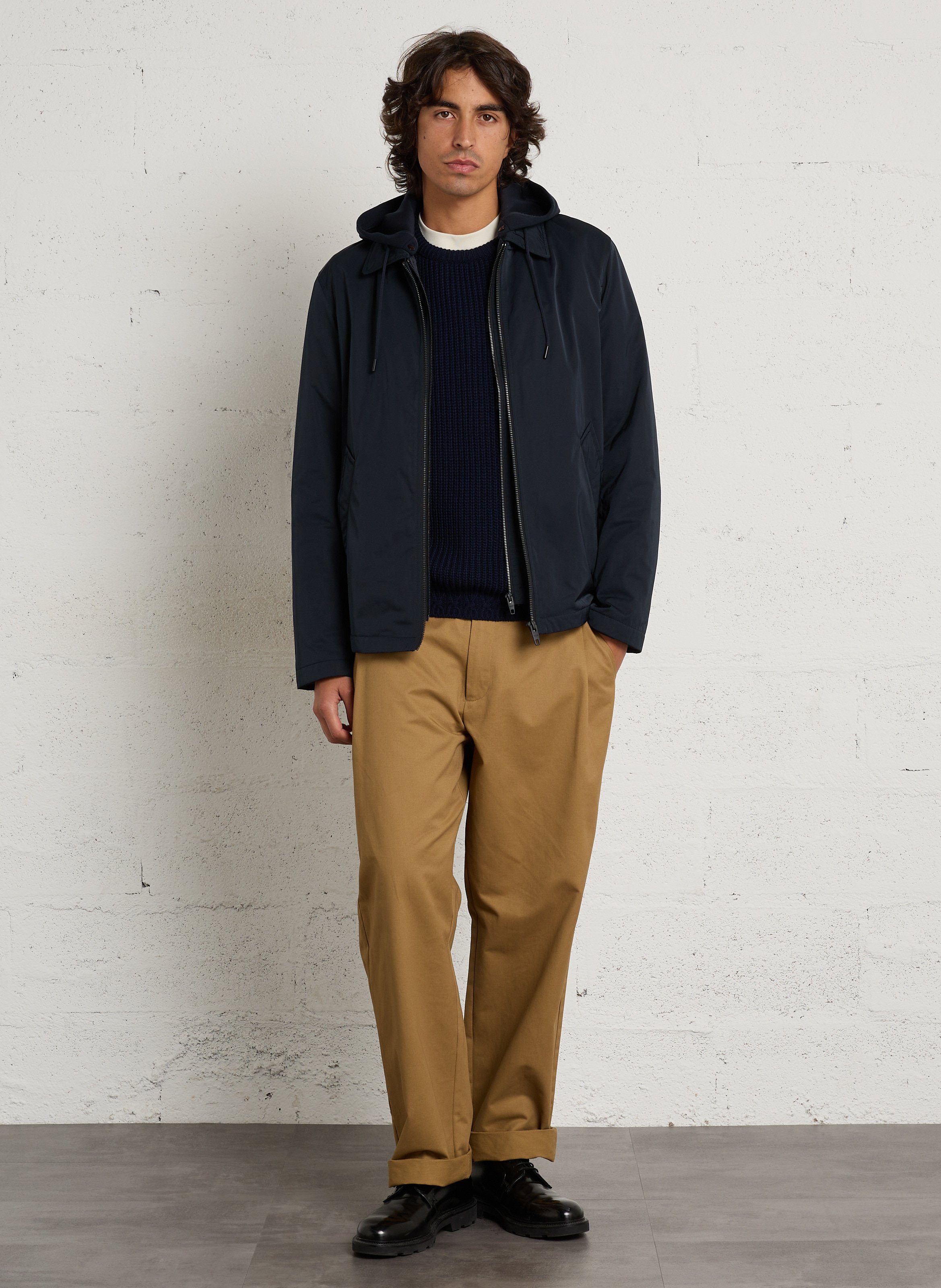 Gerade geschnittener Blouson mit klassischem Kragen IKKS Blau