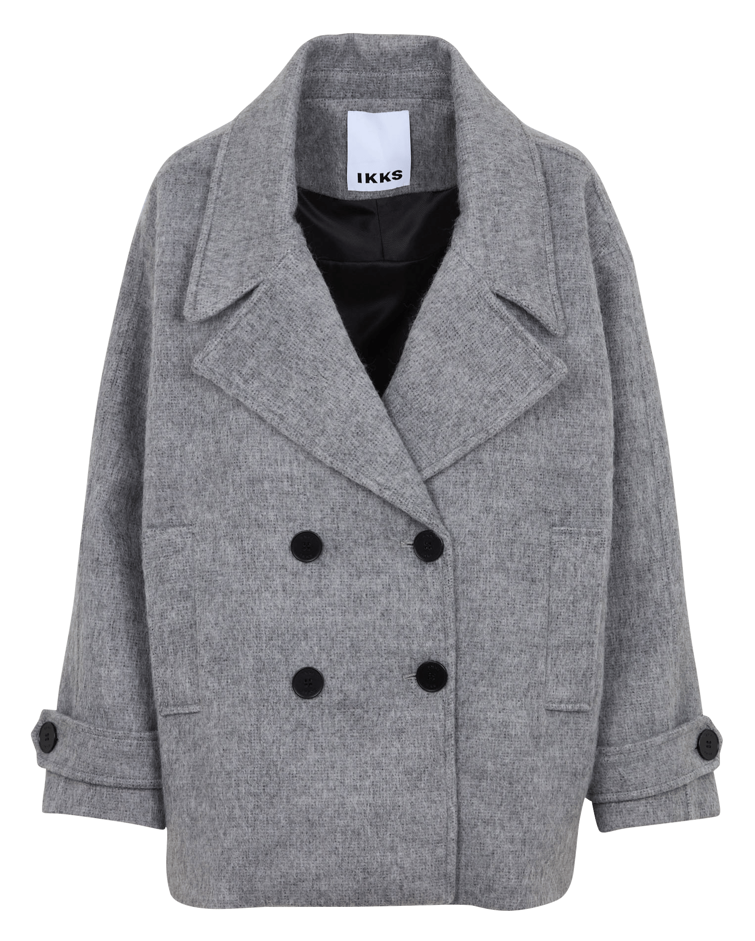 Faux fur jacket IKKS Grey
