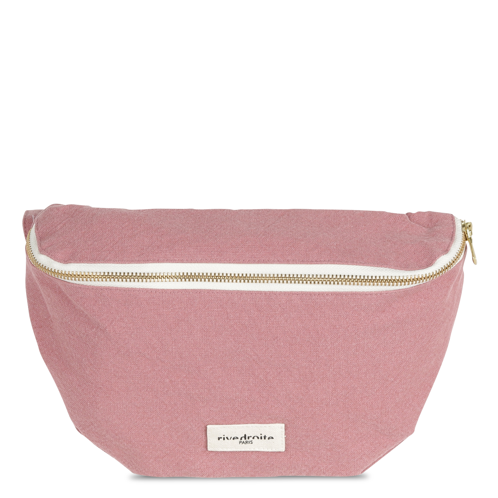 Zipped recycled cotton waist bag RIVEDROITE PARIS