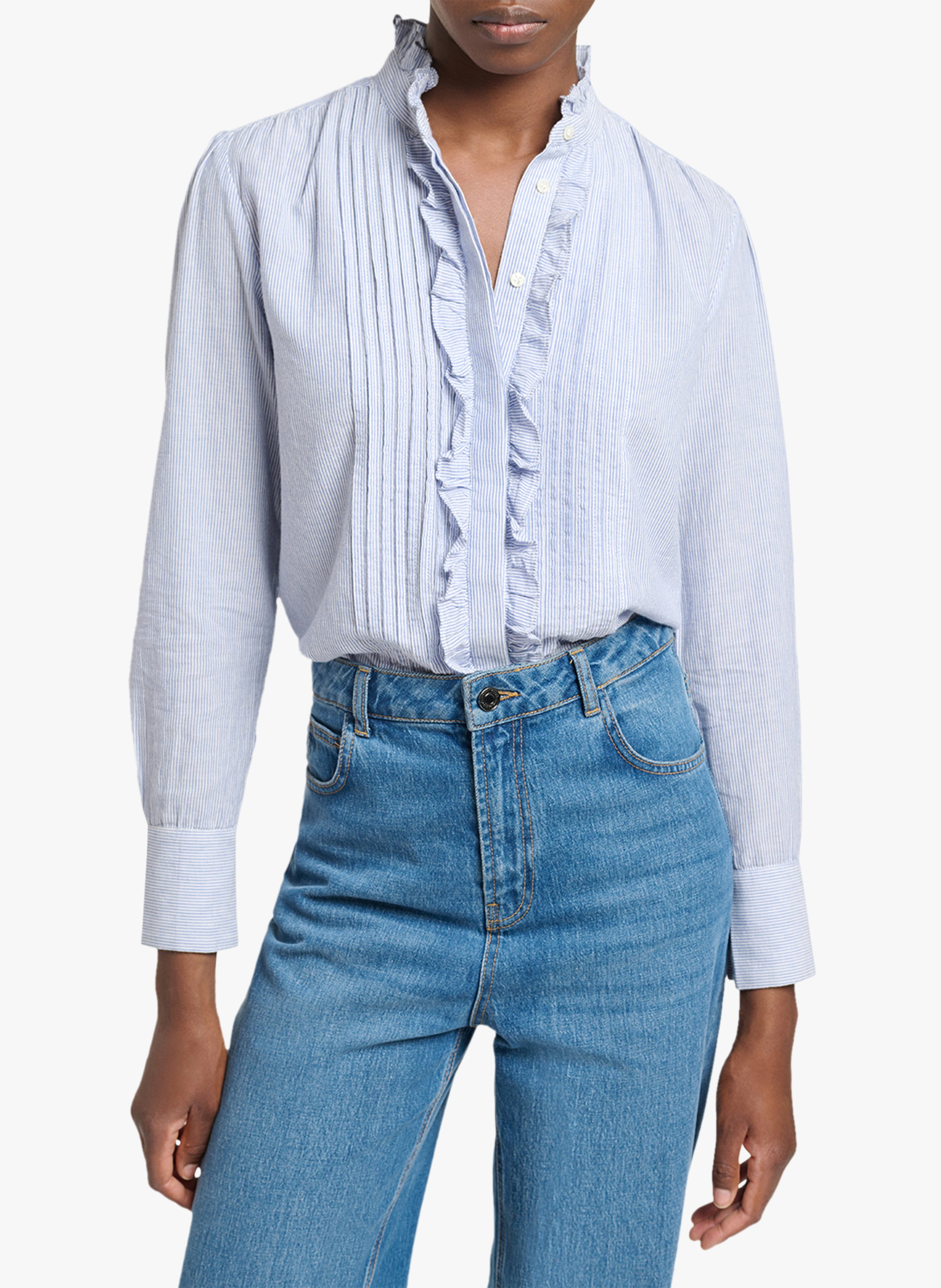 Faux Col Détachable Vintage En Coton Blanc, Châle Plissé élégant à