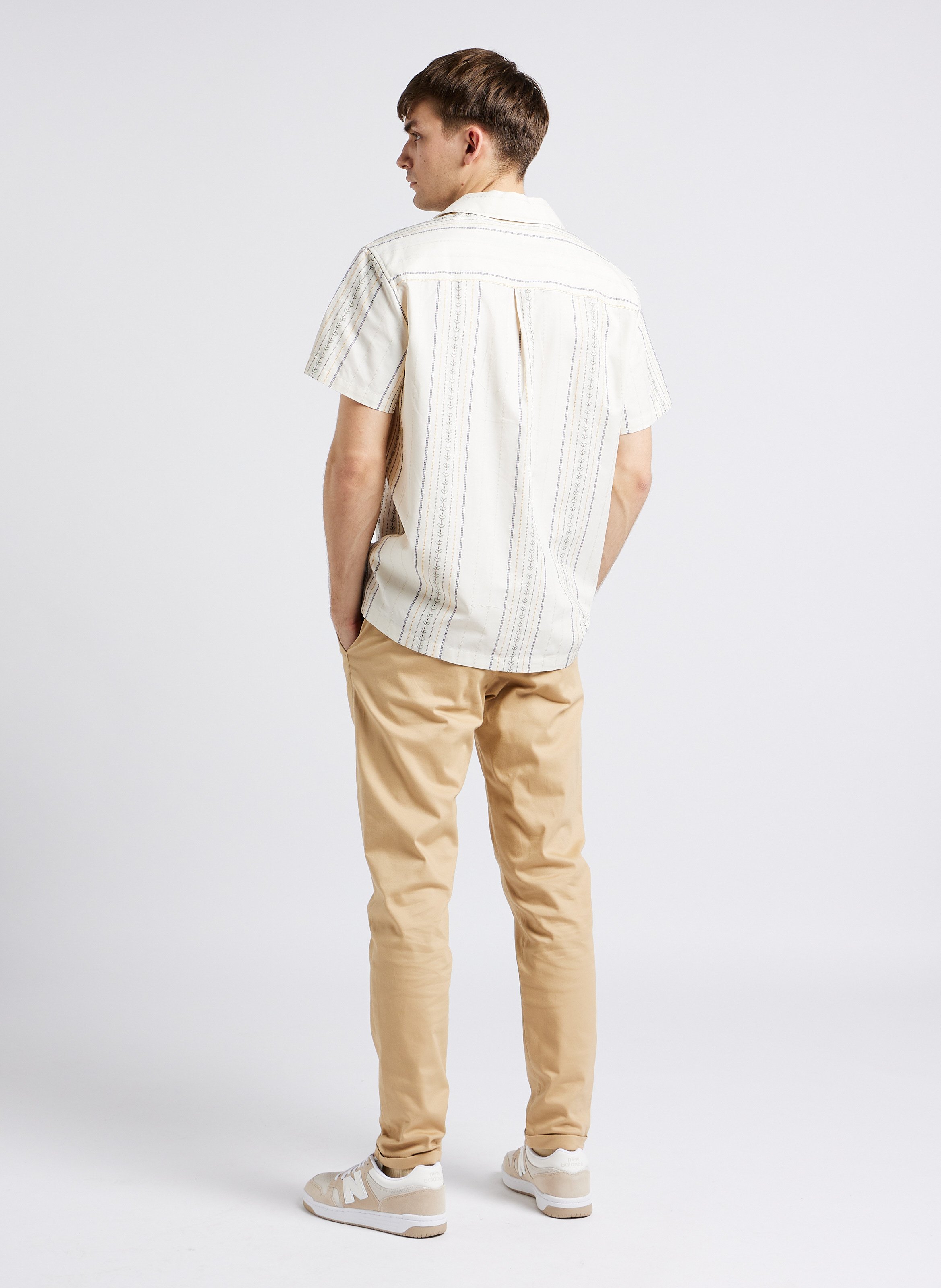 Chino slim-fit en coton stretch  LES DEUX Beige