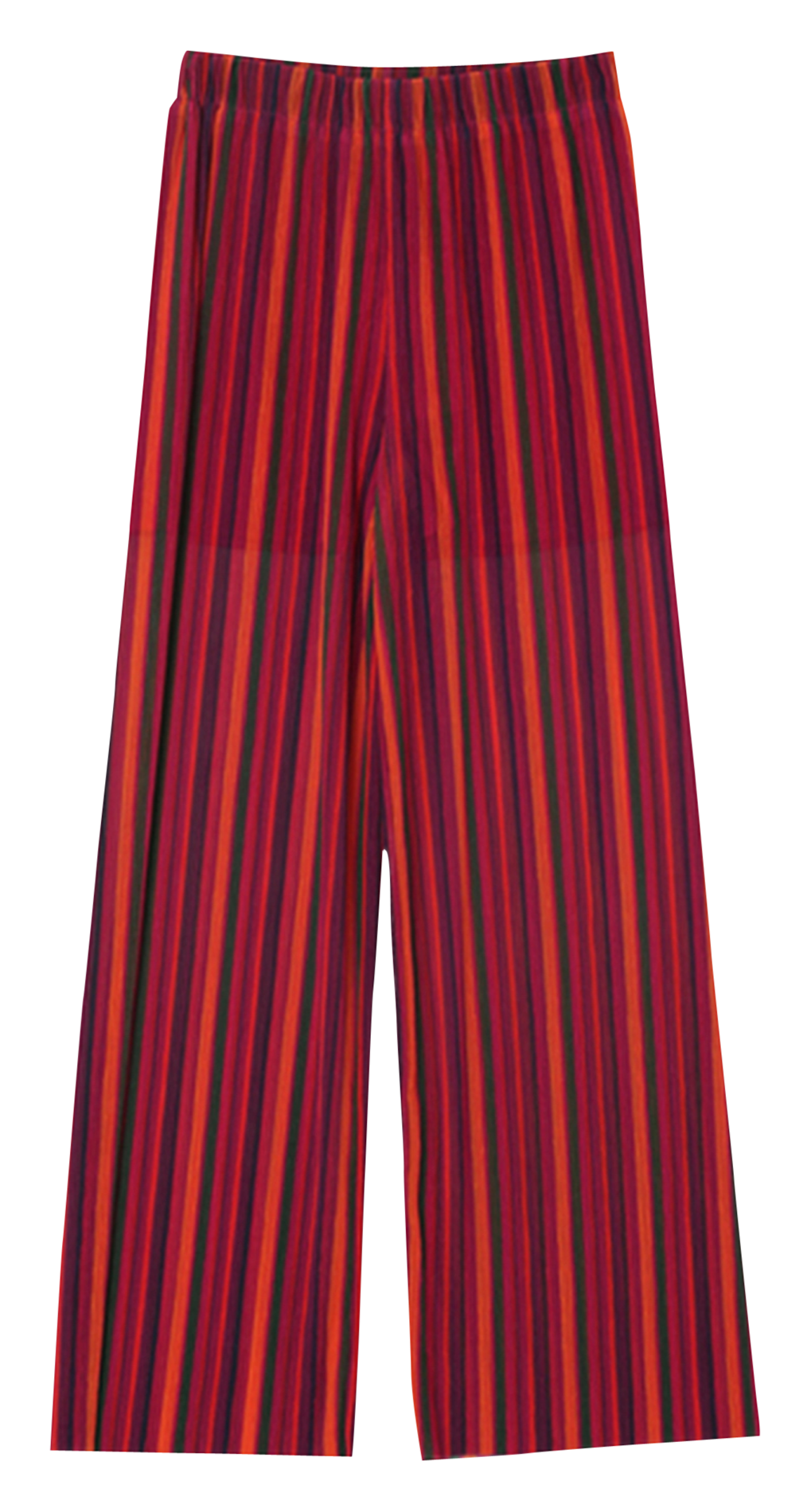 Pantalon large plissé à rayures  GRACE ET MILA Multicolore