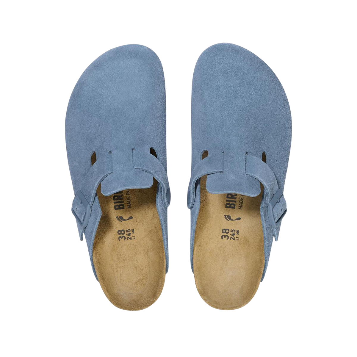 Faux leather sandals Blue