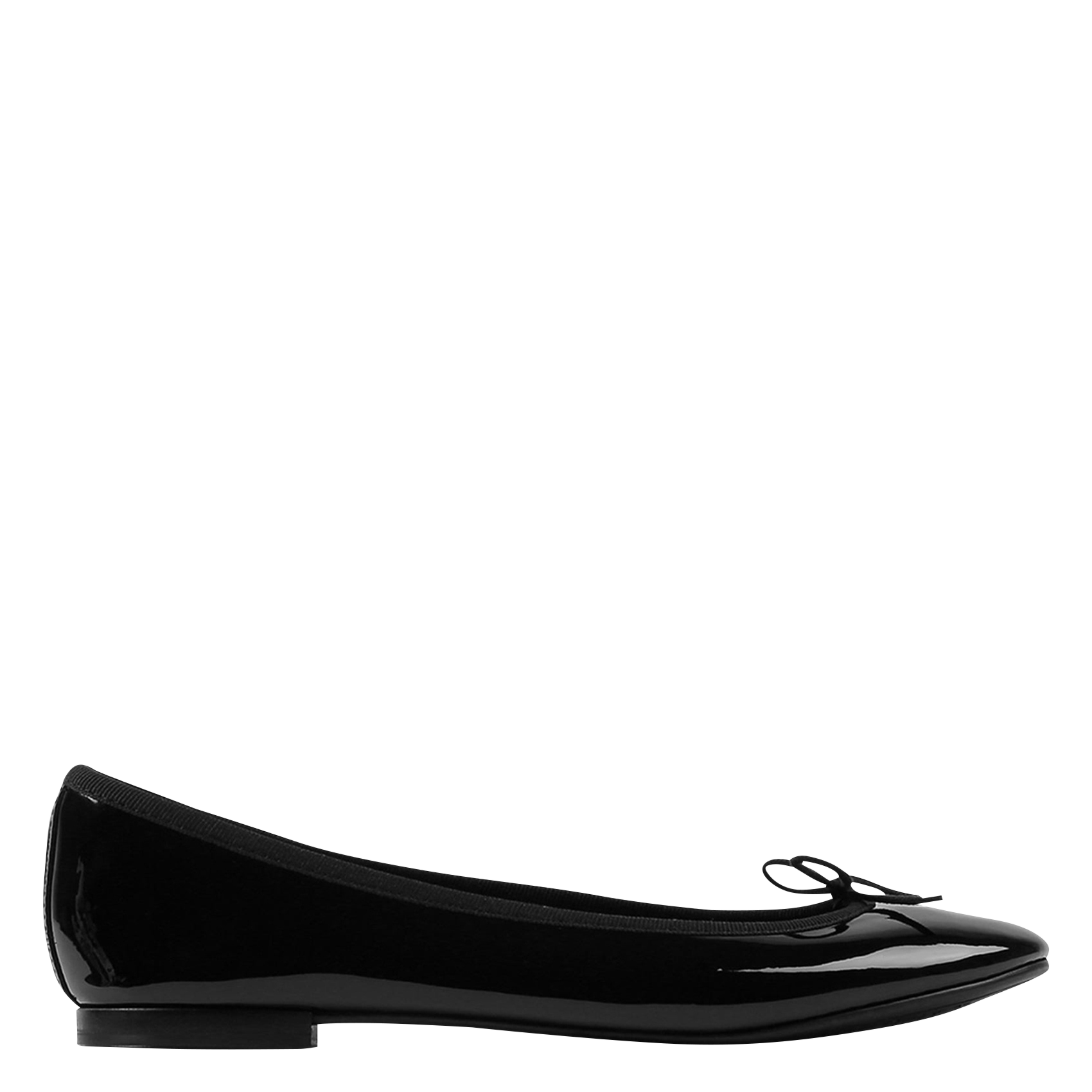 Patent leather ballerinas Black