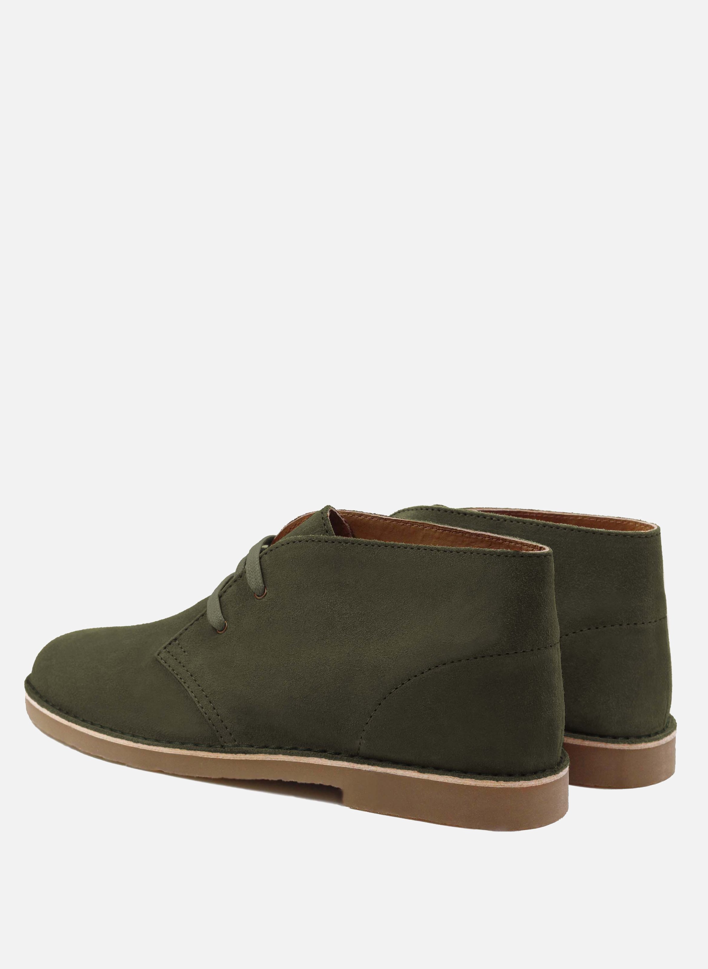 Suede Chukka ankle boots JULES & JENN Green