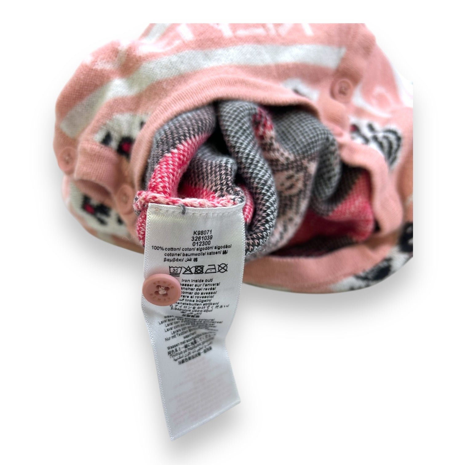 Pink baby jumpsuit - 3 months KENZO - SECONDE MAIN Pink