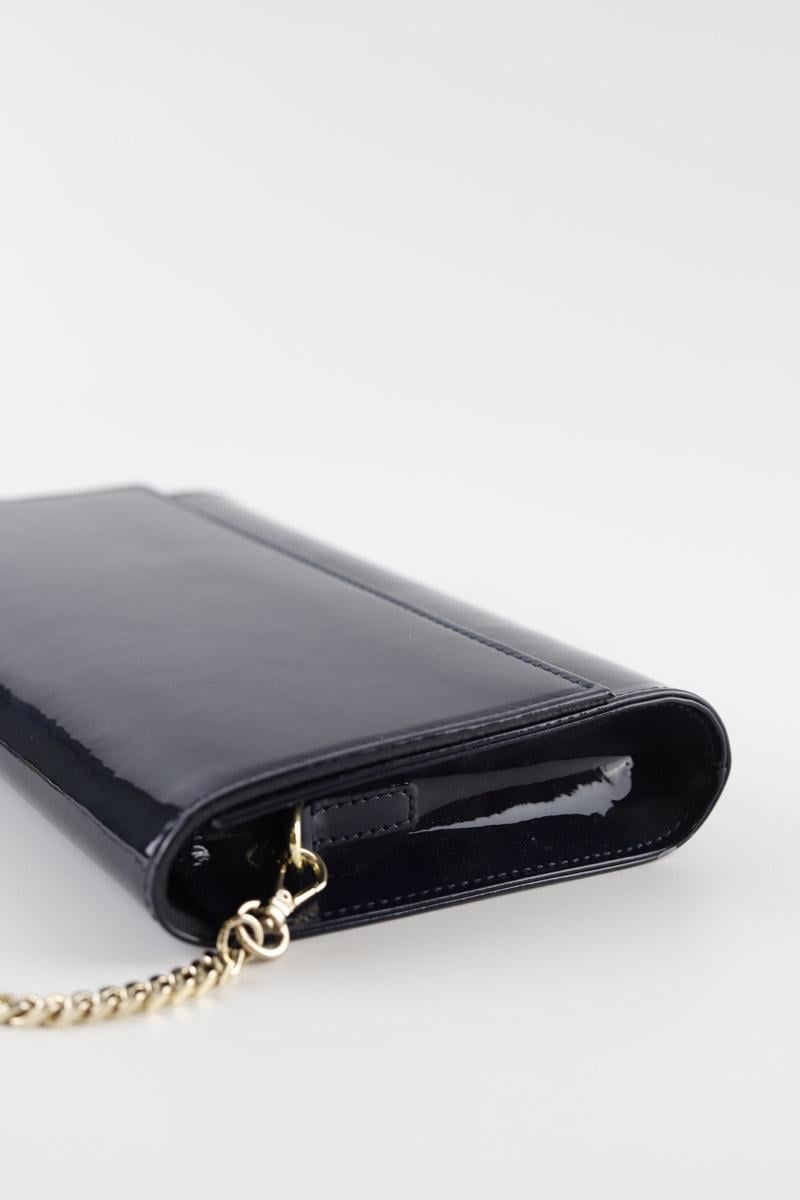 Patent leather shoulder bag LK BENNETT - Seconde Main Blue