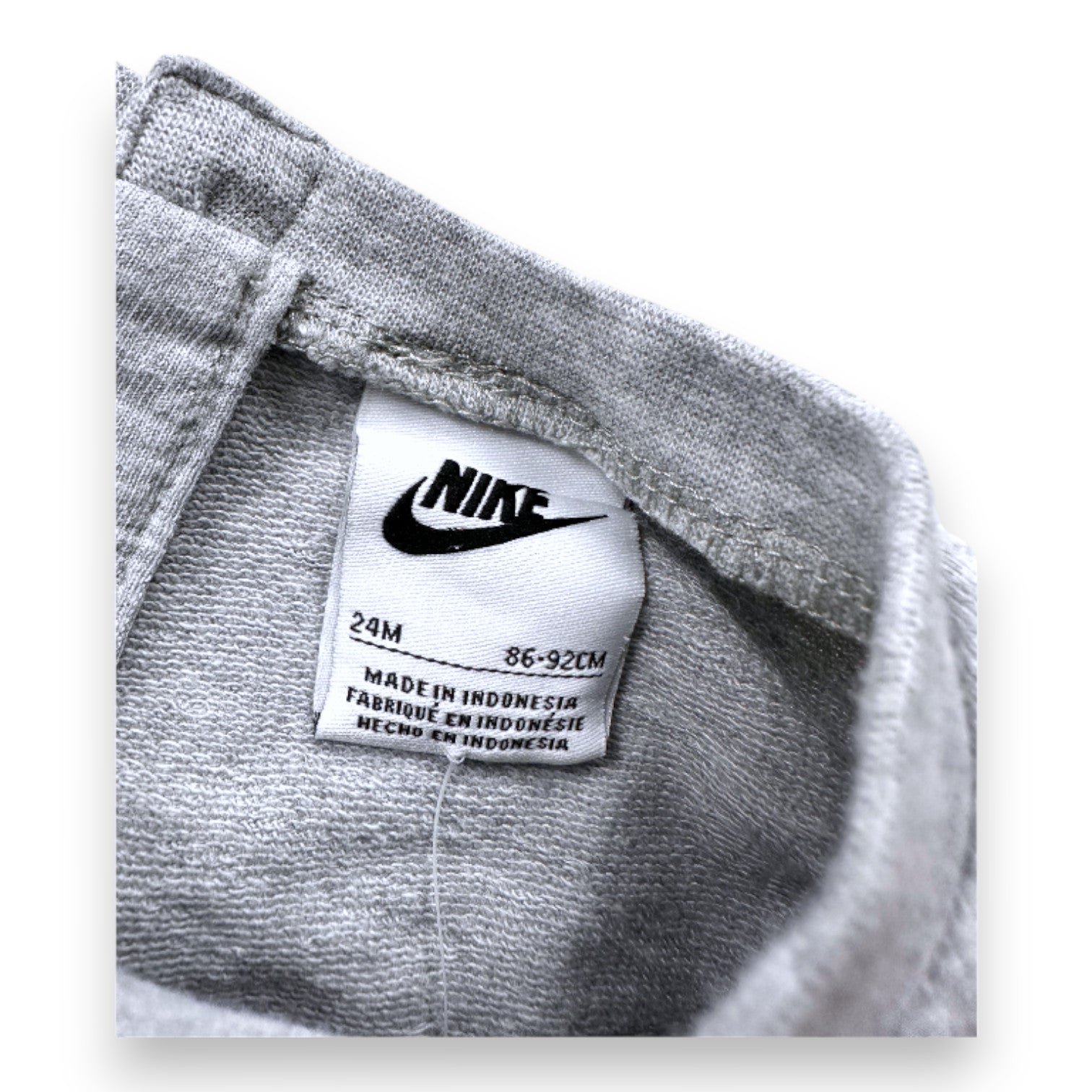 Gray baby sweatshirt - 24 months NIKE - Seconde Main Grey