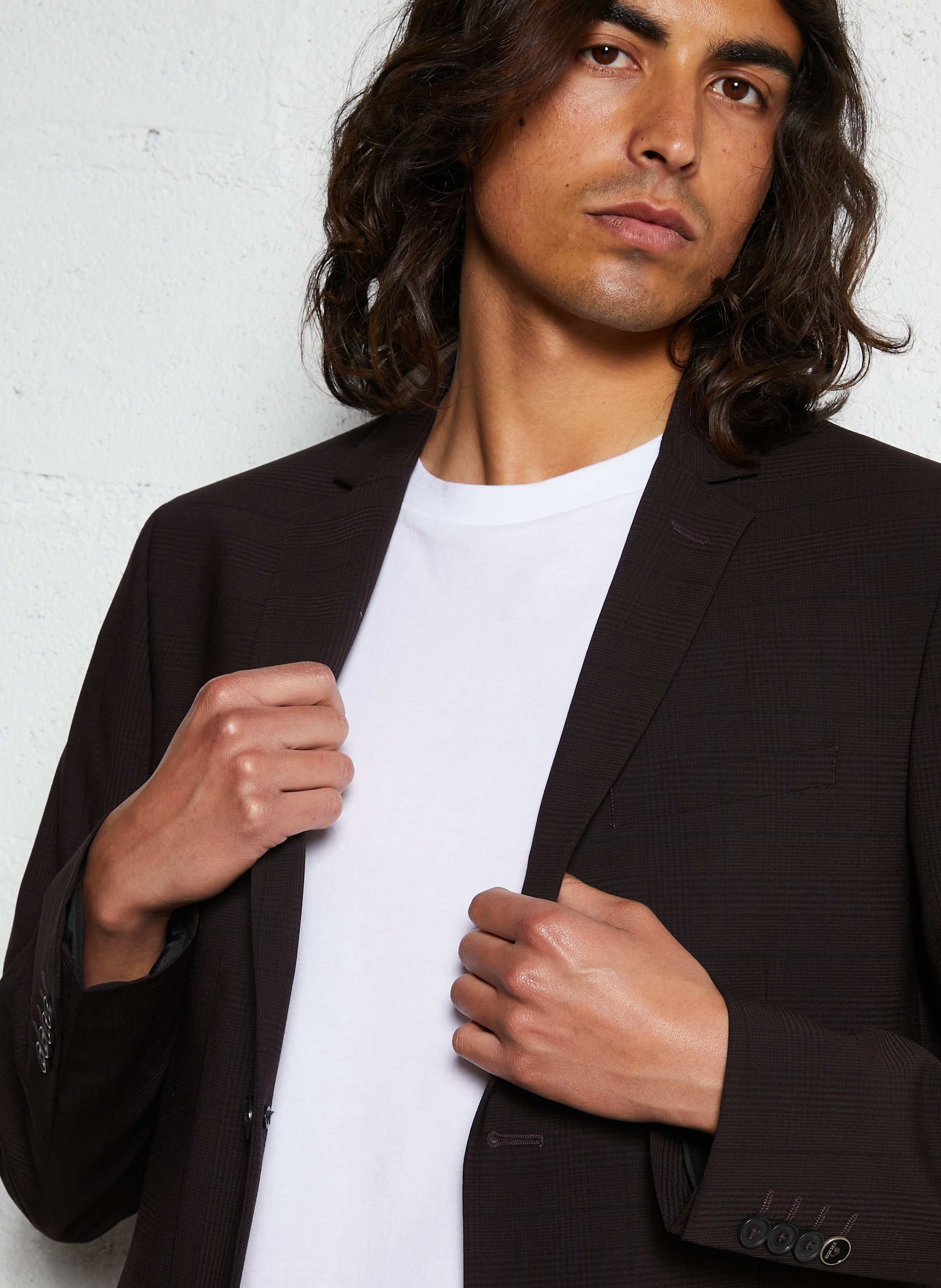 Karierter Blazer IKKS Violett