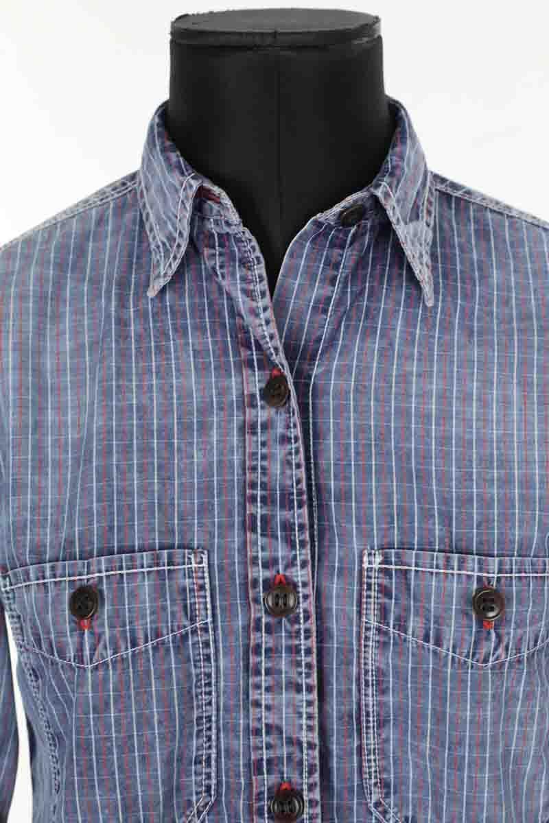 Chemise en coton ISABEL MARANT ÉTOILE - SECONDE MAIN Bleu