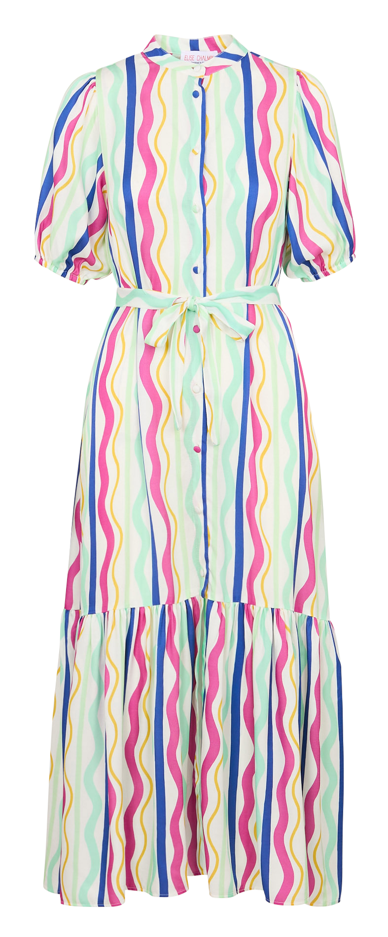 Robe longue à rayures ELISE CHALMIN Multicolore