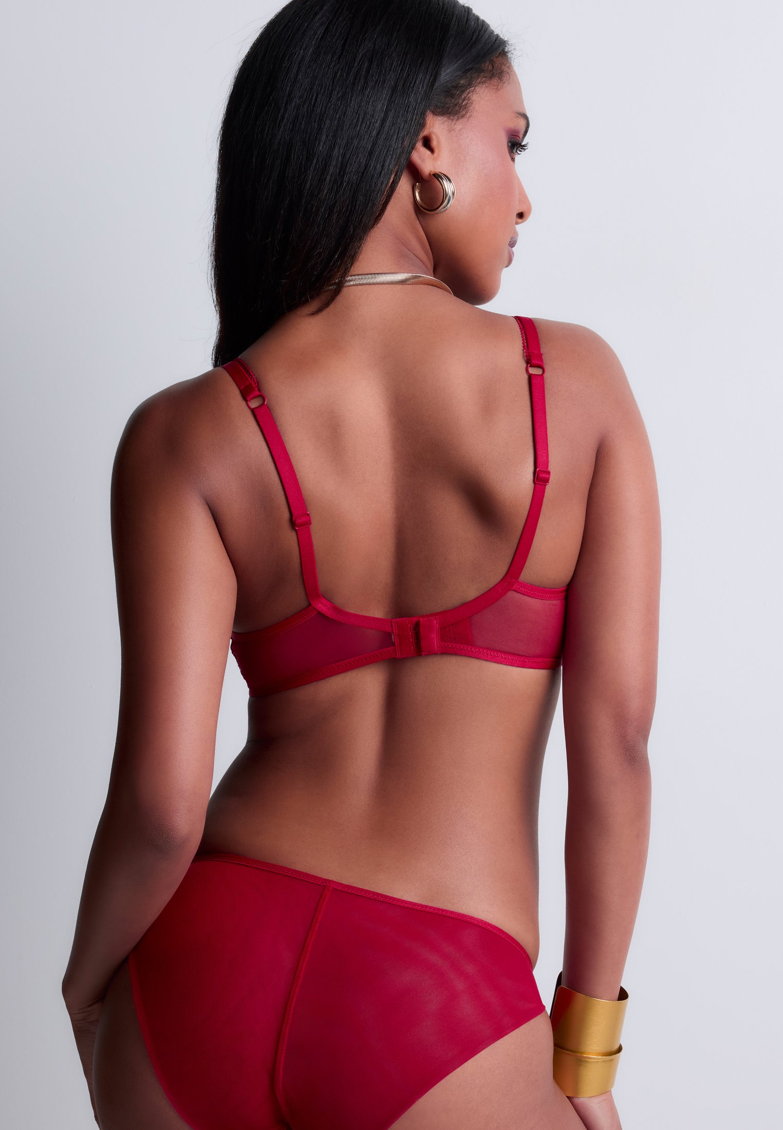 Brazilian-style panties AUBADE Red