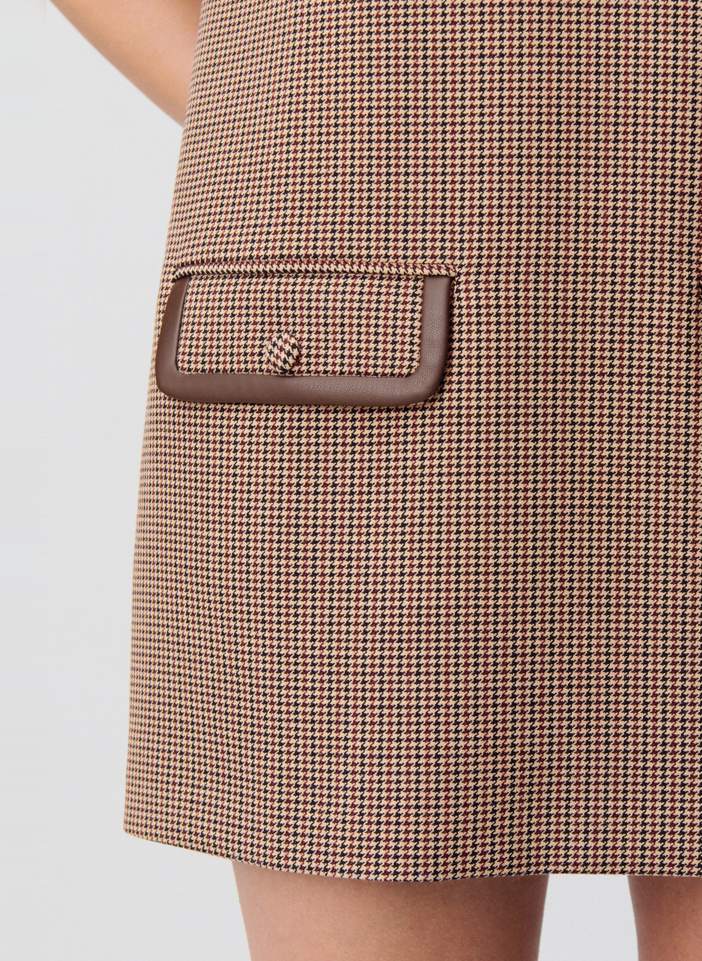 Robe courte droite col classique CLAUDIE PIERLOT Multicolore