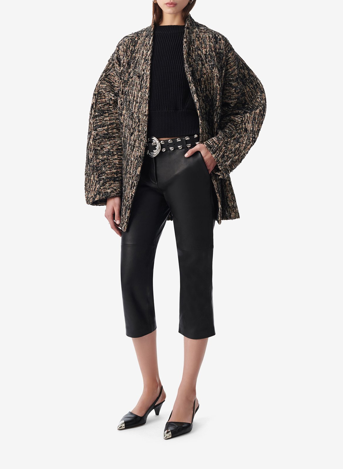 Veste oversize en tweed IRO Multicolore