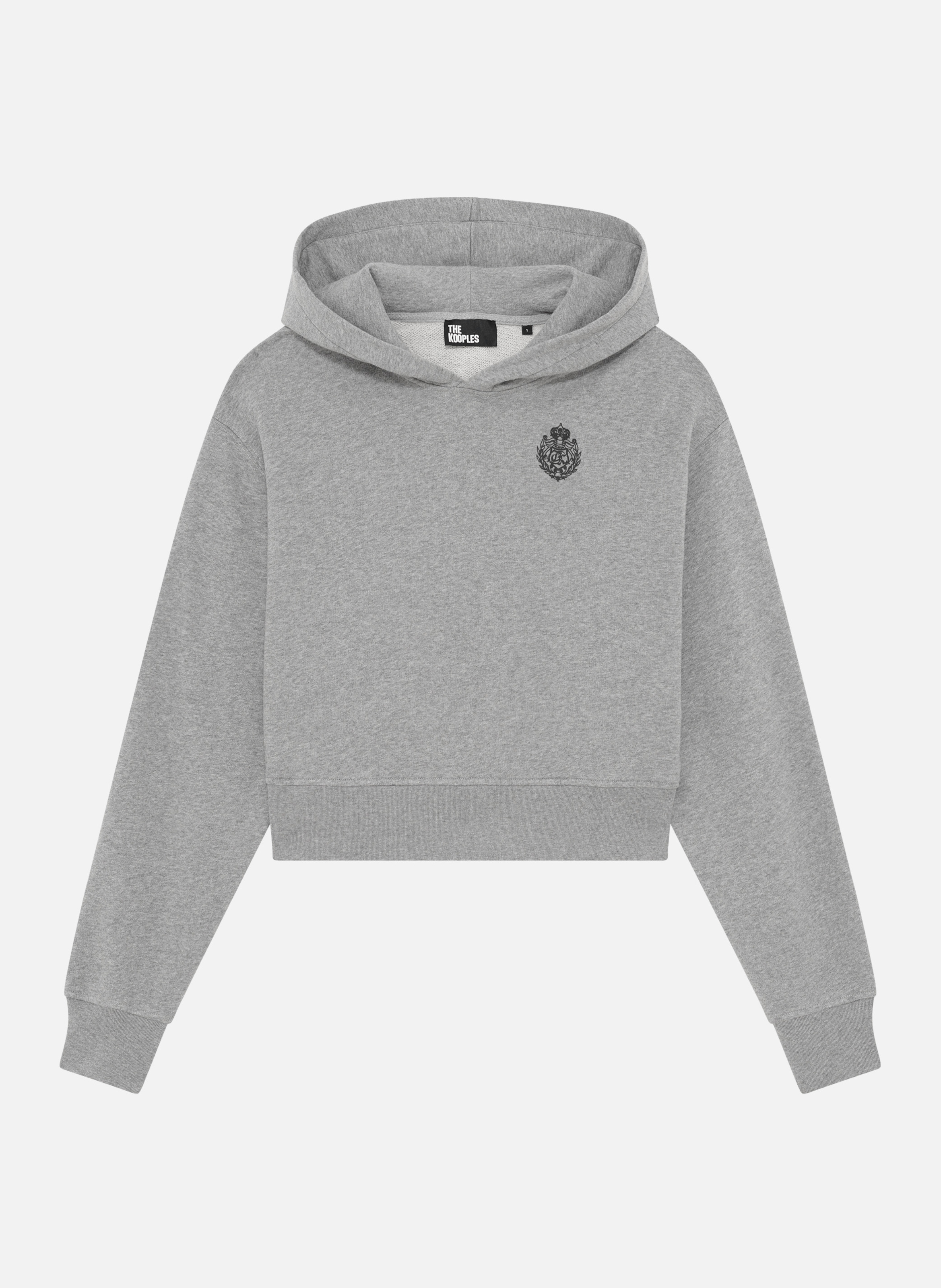 Short hooded sweatshirt THE KOOPLES Grey
