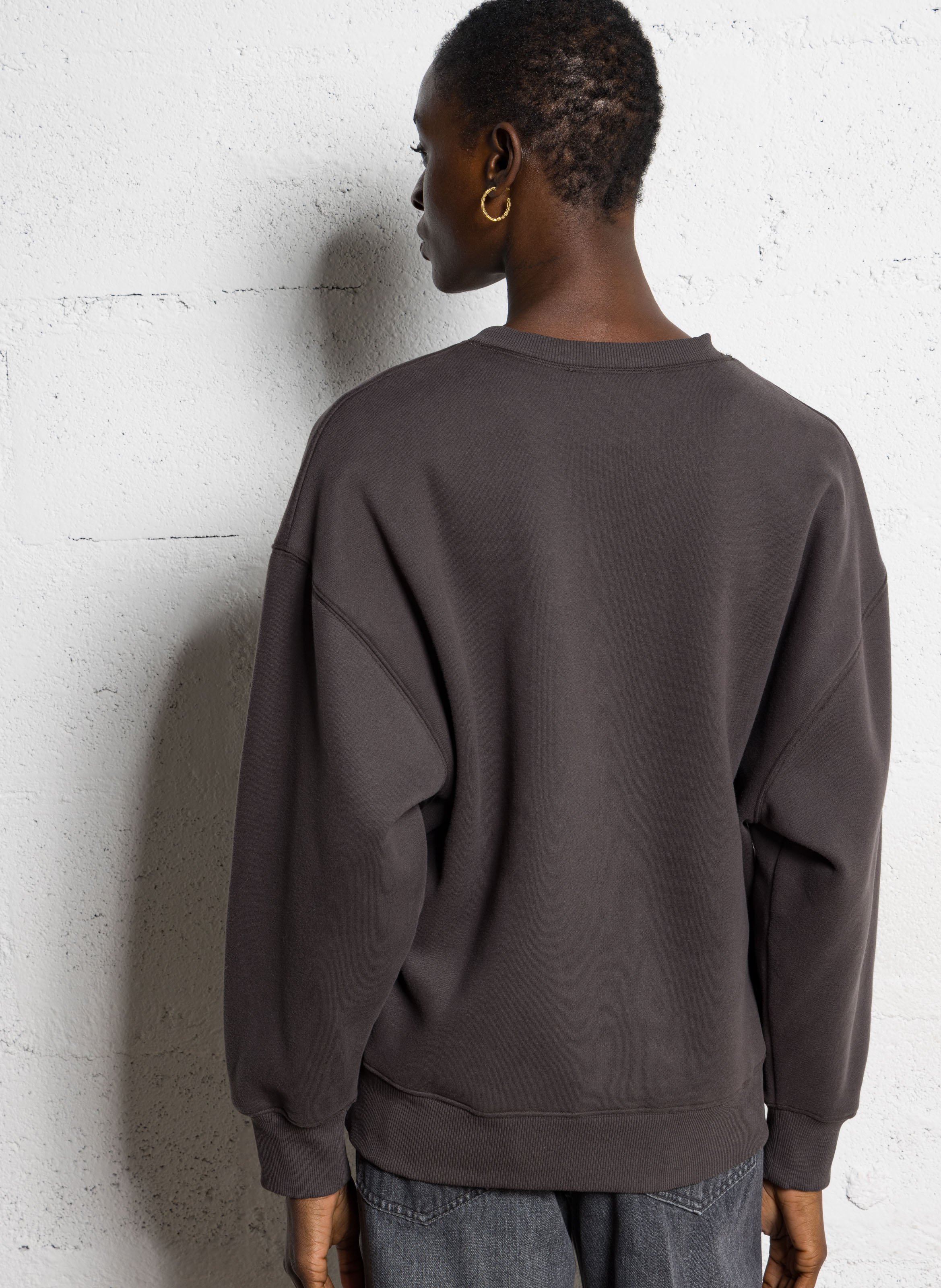 Sweater met ronde hals BERENICE Grijs