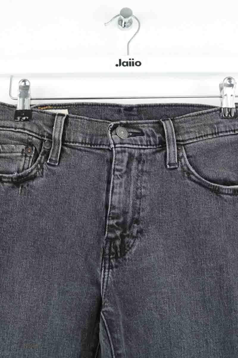 Cotton straight jeans LEVI'S - Seconde main Grey