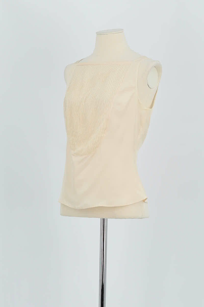 Azawood sleeveless top ARMANI - SECONDE MAIN Beige
